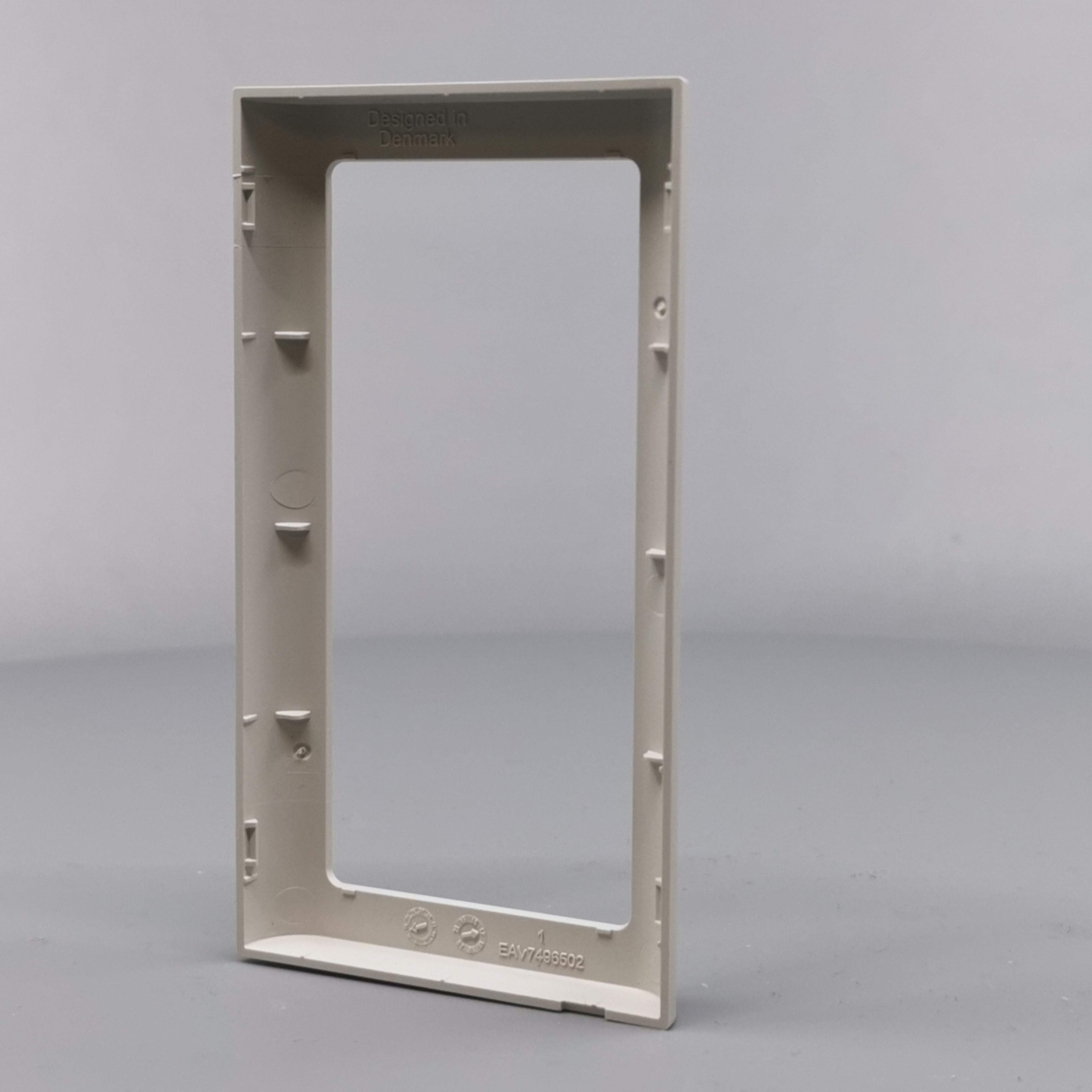 LK Fuga ramme SOFT 63 2m lodret - lysegrå