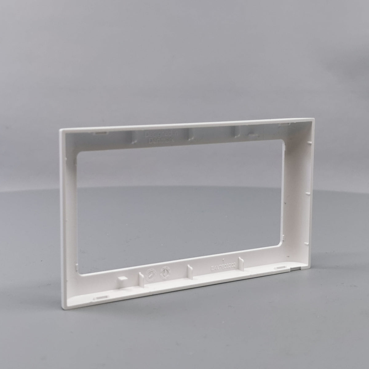 LK Fuga ramme SOFT 63 2m vandret - hvid (360° frame 11)