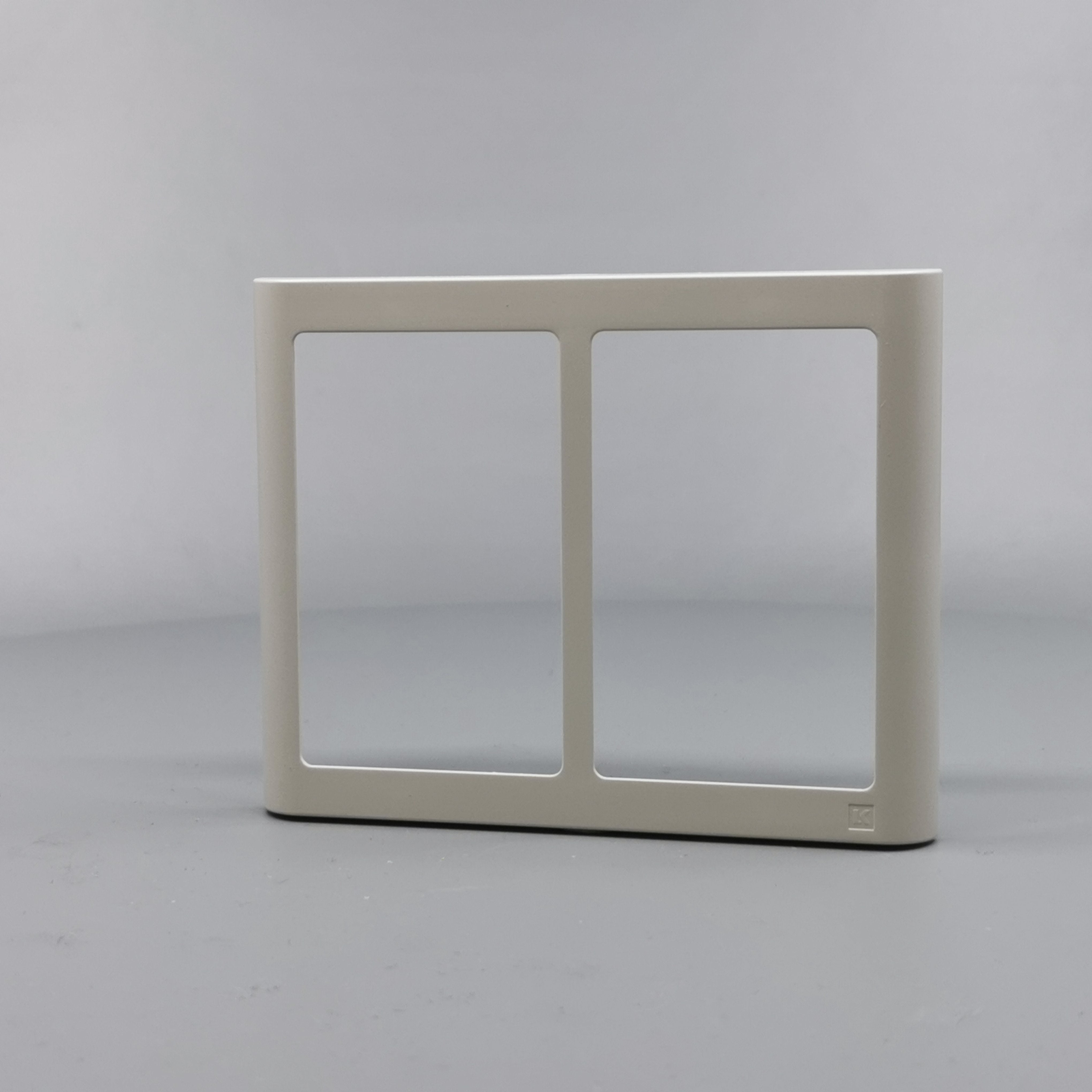 LK Fuga ramme SOFT 63 2x1½m - lysegrå