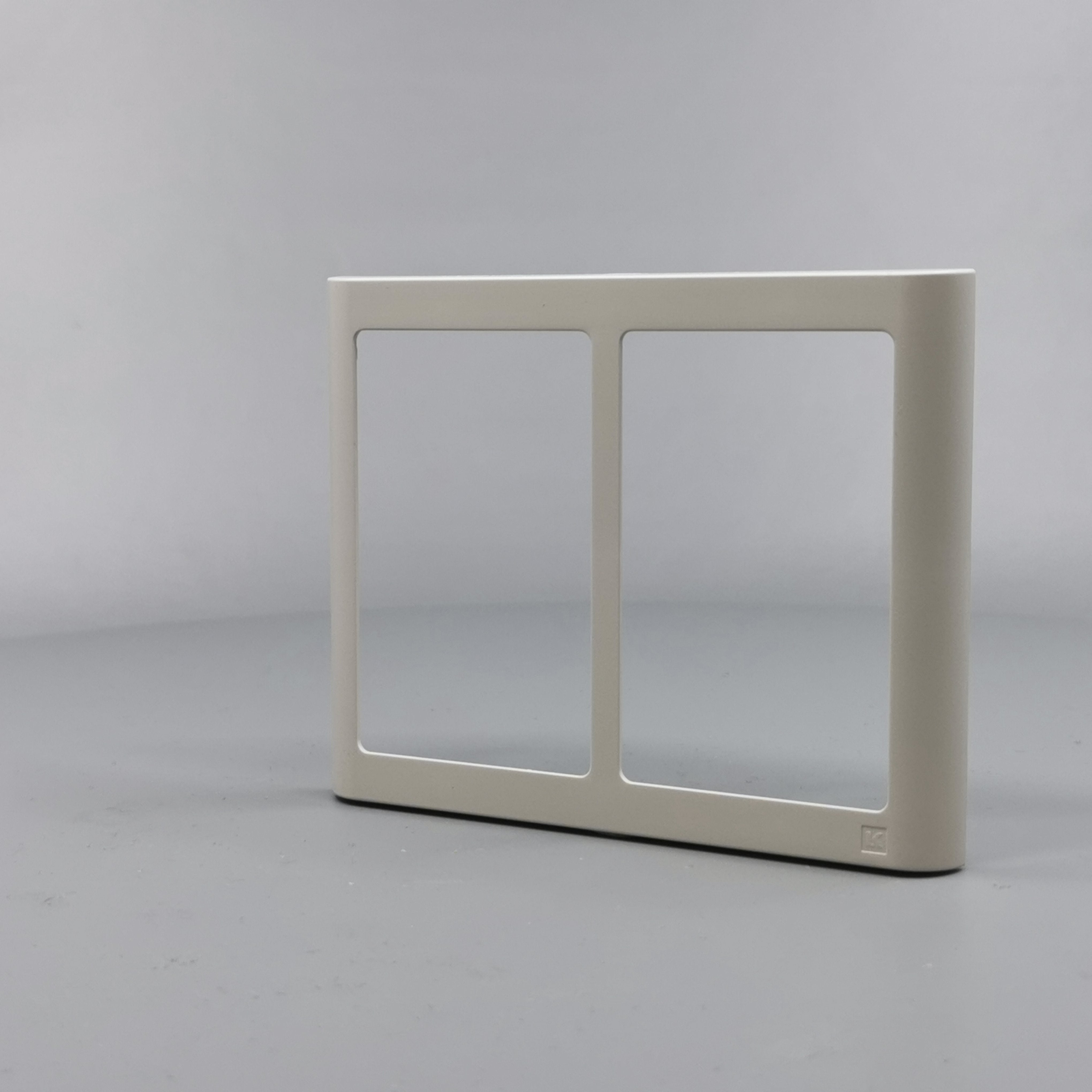 LK Fuga ramme SOFT 63 2x1½m - lysegrå