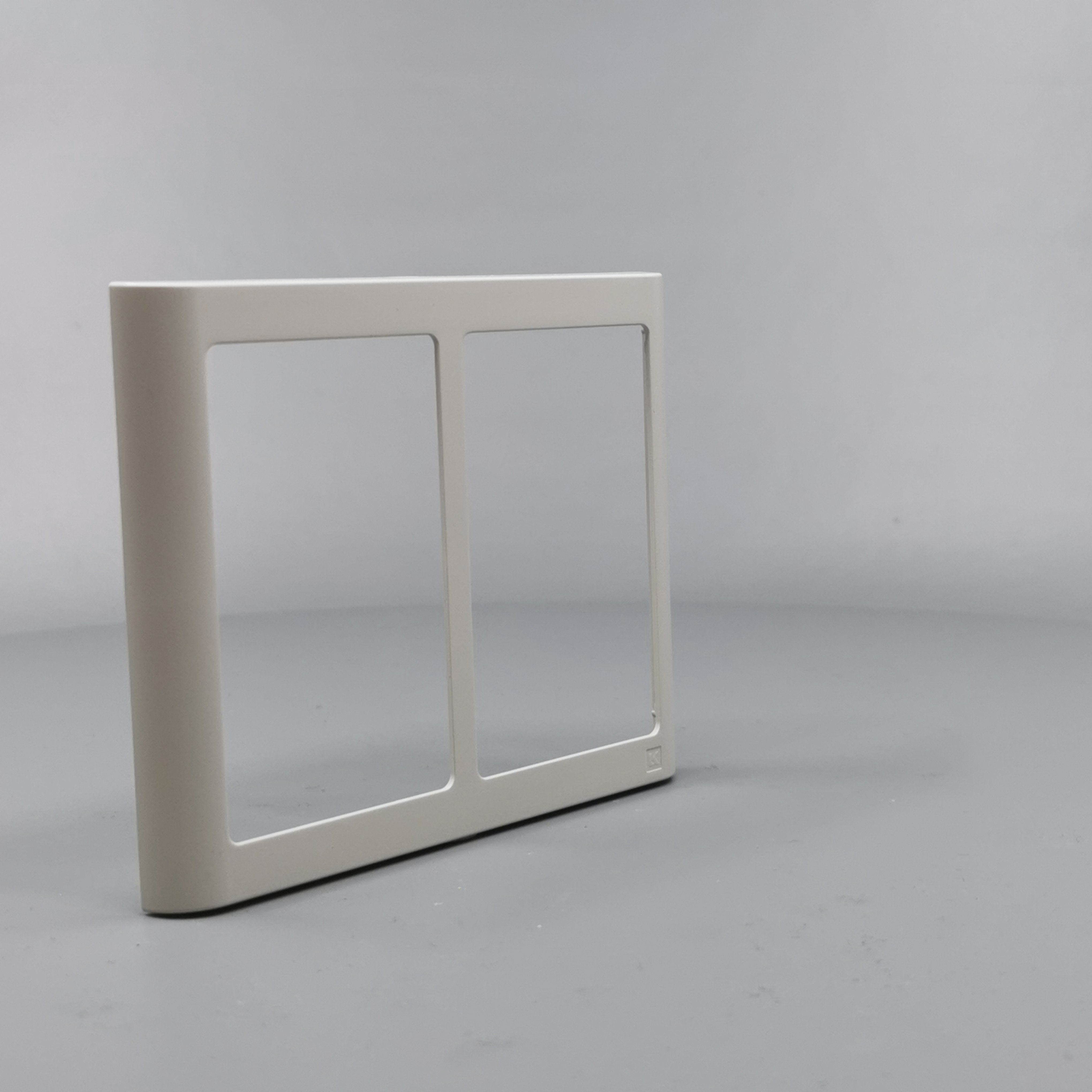 LK Fuga ramme SOFT 63 2x1½m - lysegrå