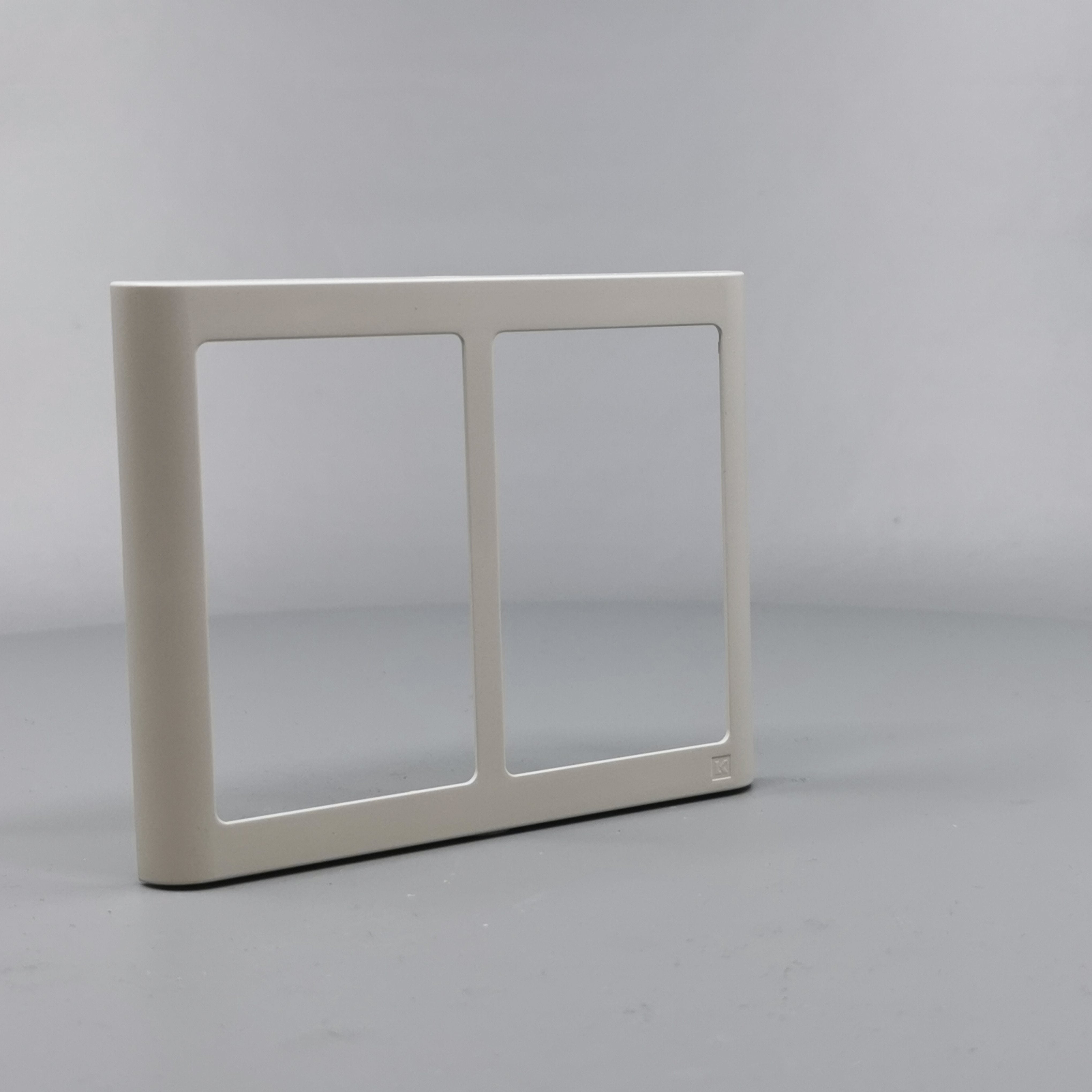 LK Fuga ramme SOFT 63 2x1½m - lysegrå