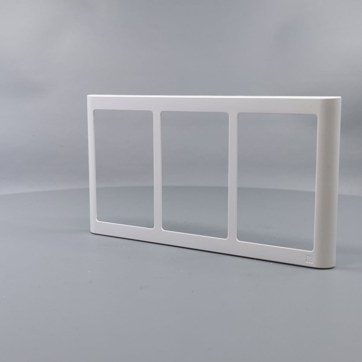 LK Fuga ramme SOFT 63 3x1½m - hvid (360° frame 3)