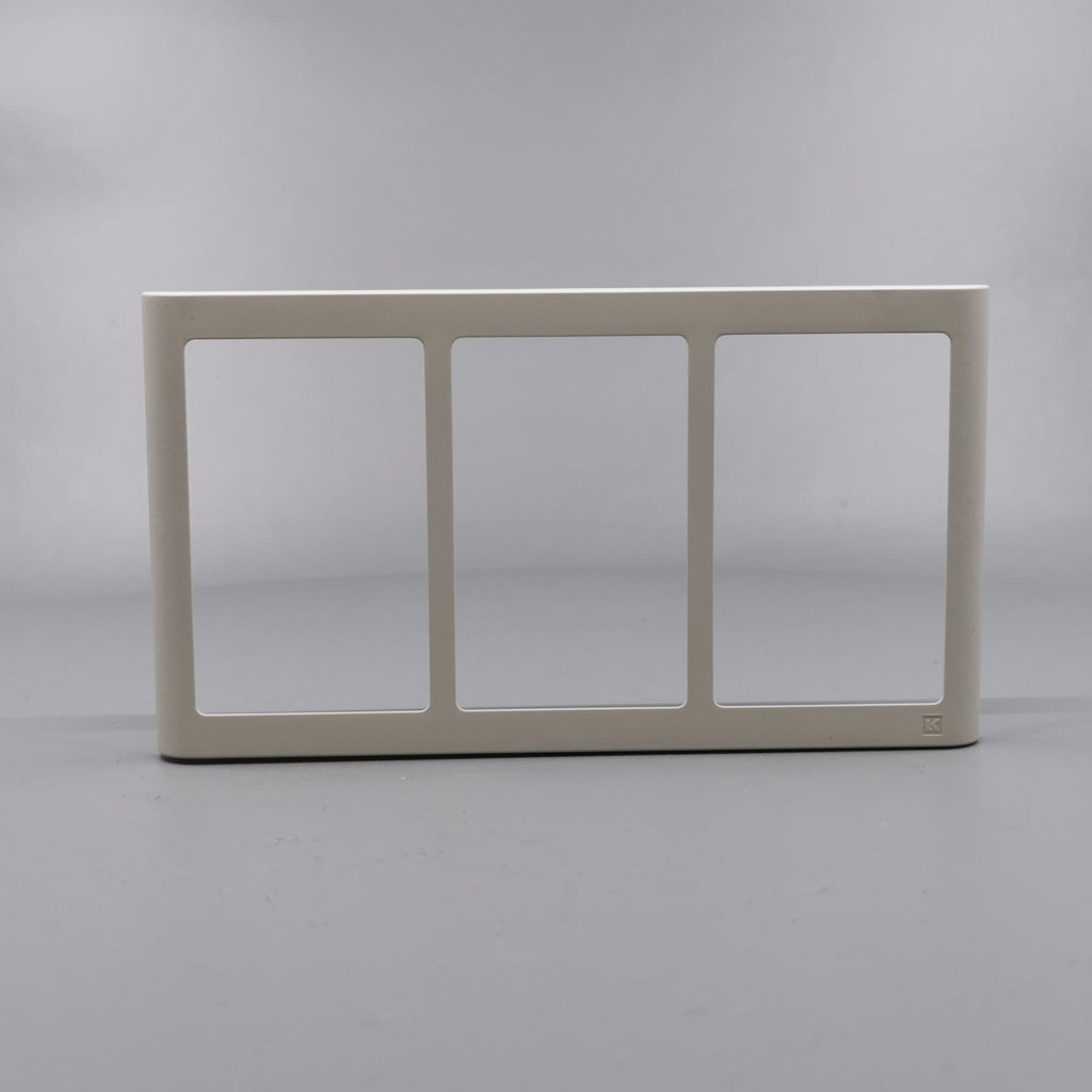 LK Fuga ramme SOFT 63 3x1½m - lysegrå