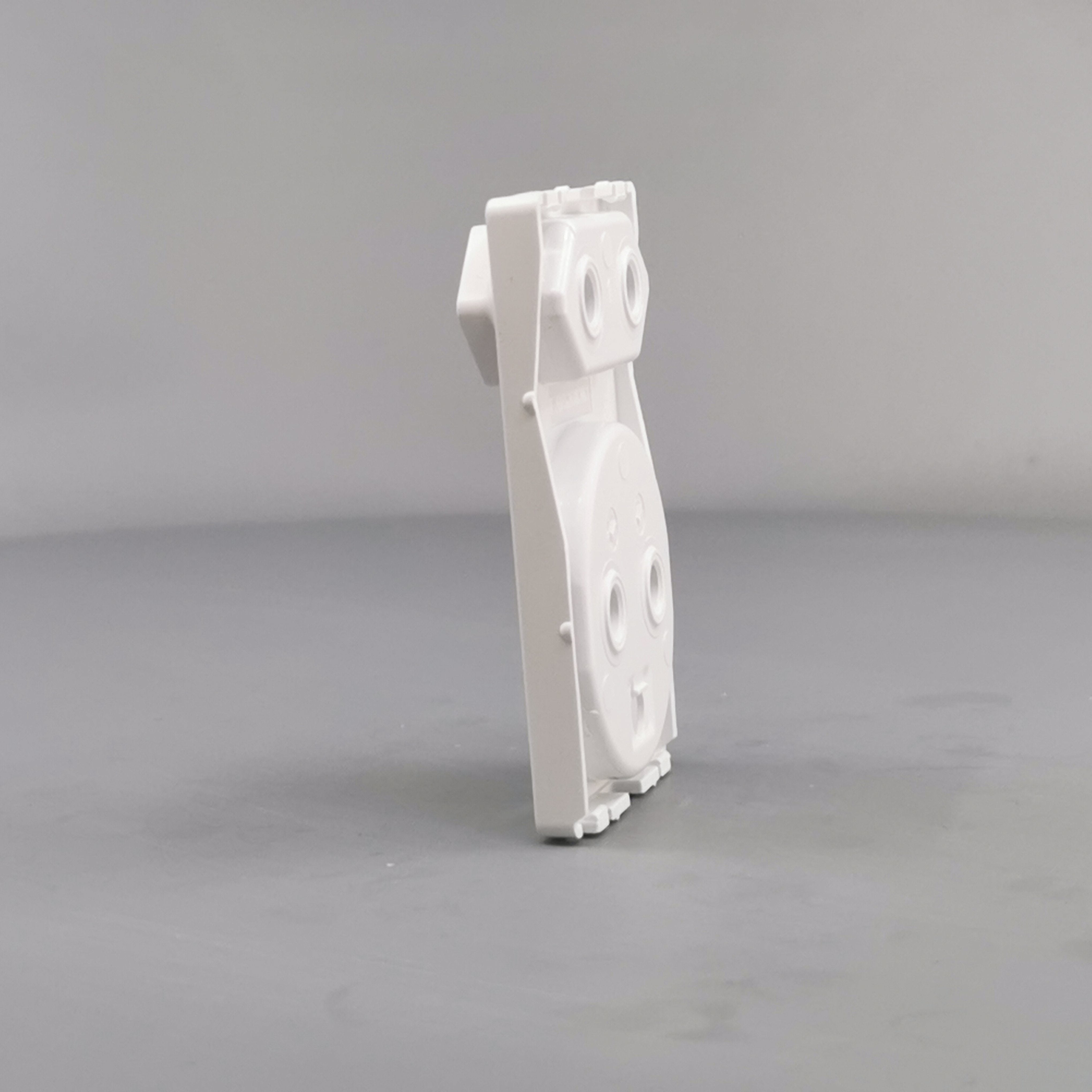 Fuga afdækning dobbelt stikkontakt 1 flad hvid