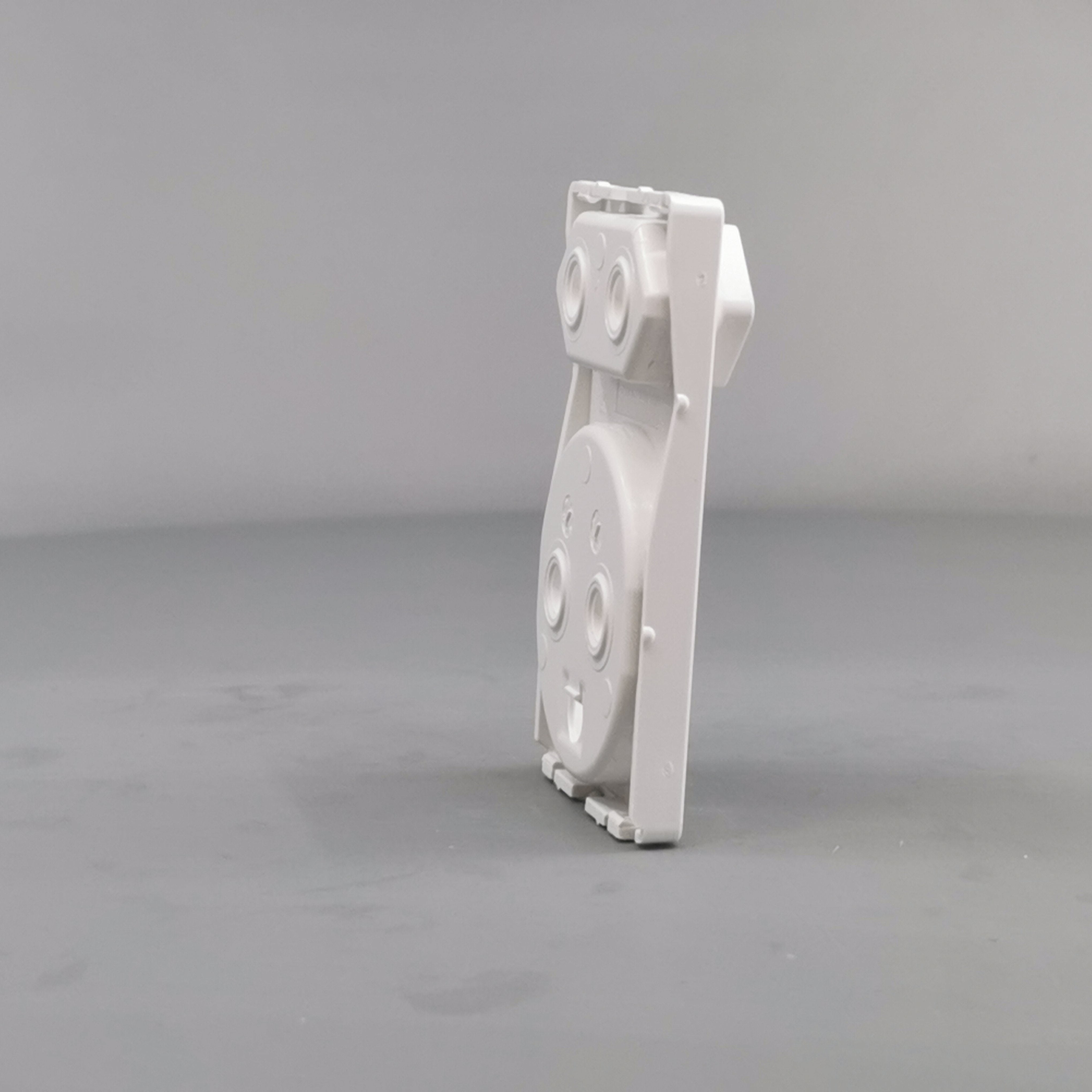 Fuga afdækning dobbelt stikkontakt 1 flad hvid