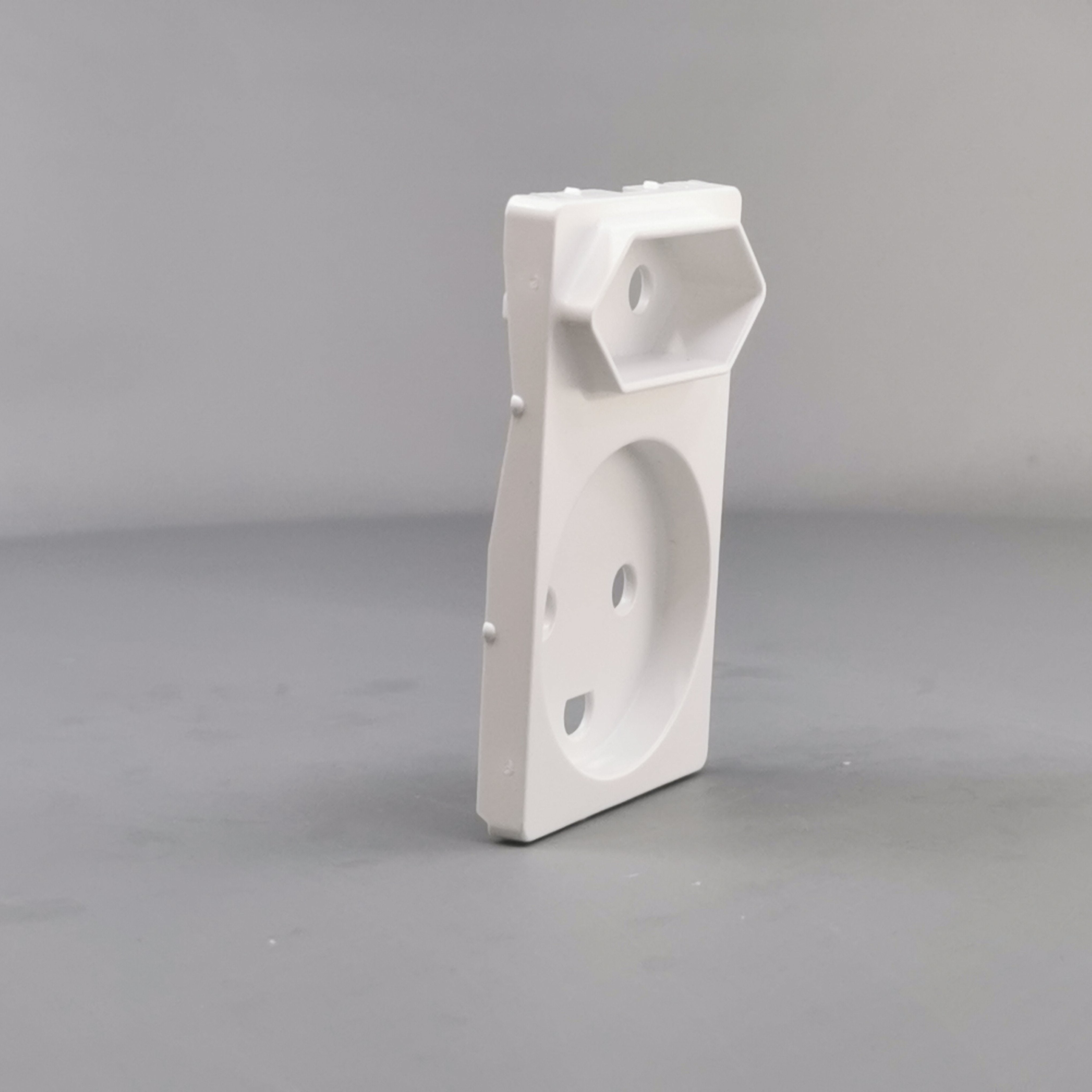 Fuga afdækning dobbelt stikkontakt 1 flad hvid