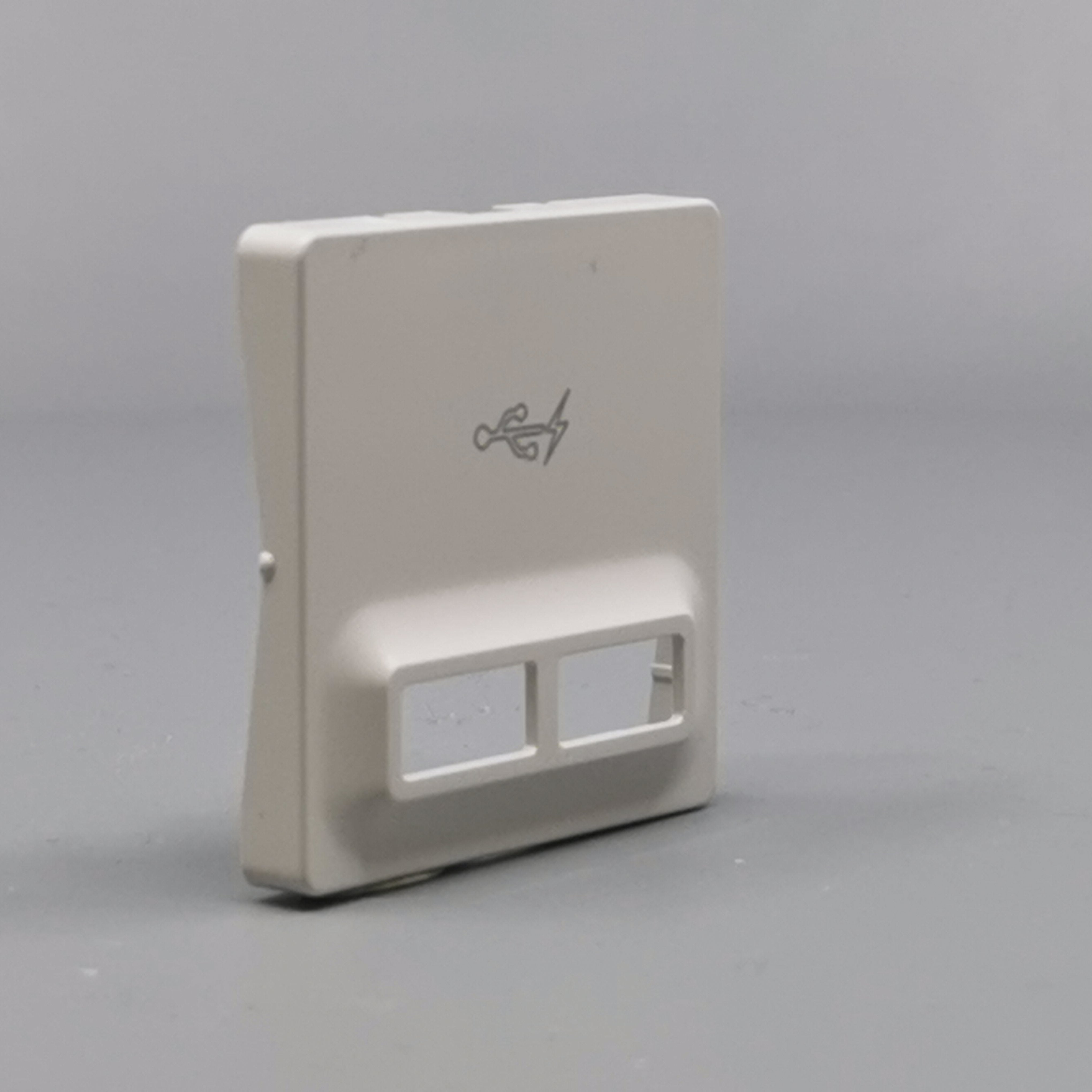 Fuga afdækning til 2 USB-ladere lysegrå