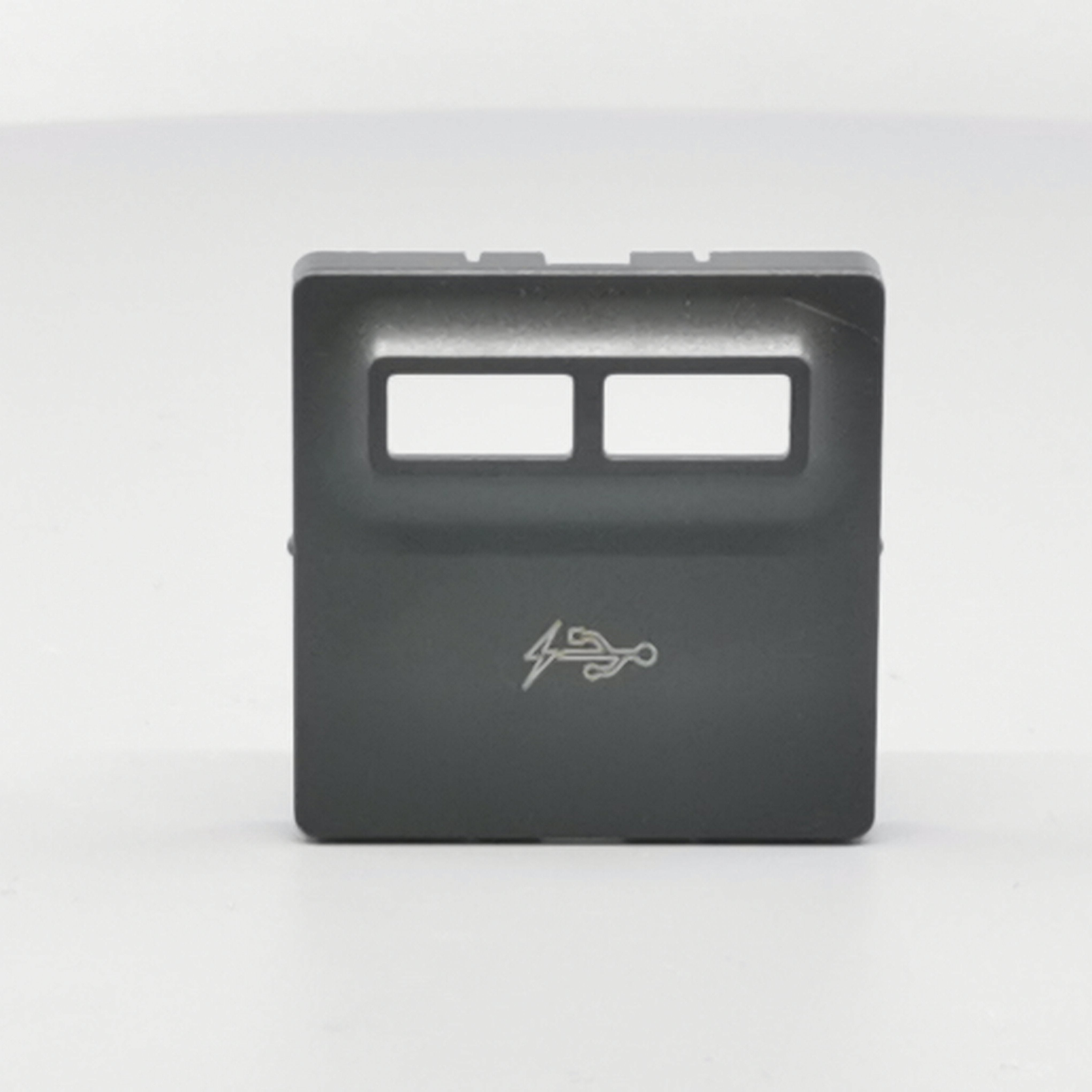 Fuga afdækning til 2 USB-ladere koksgrå