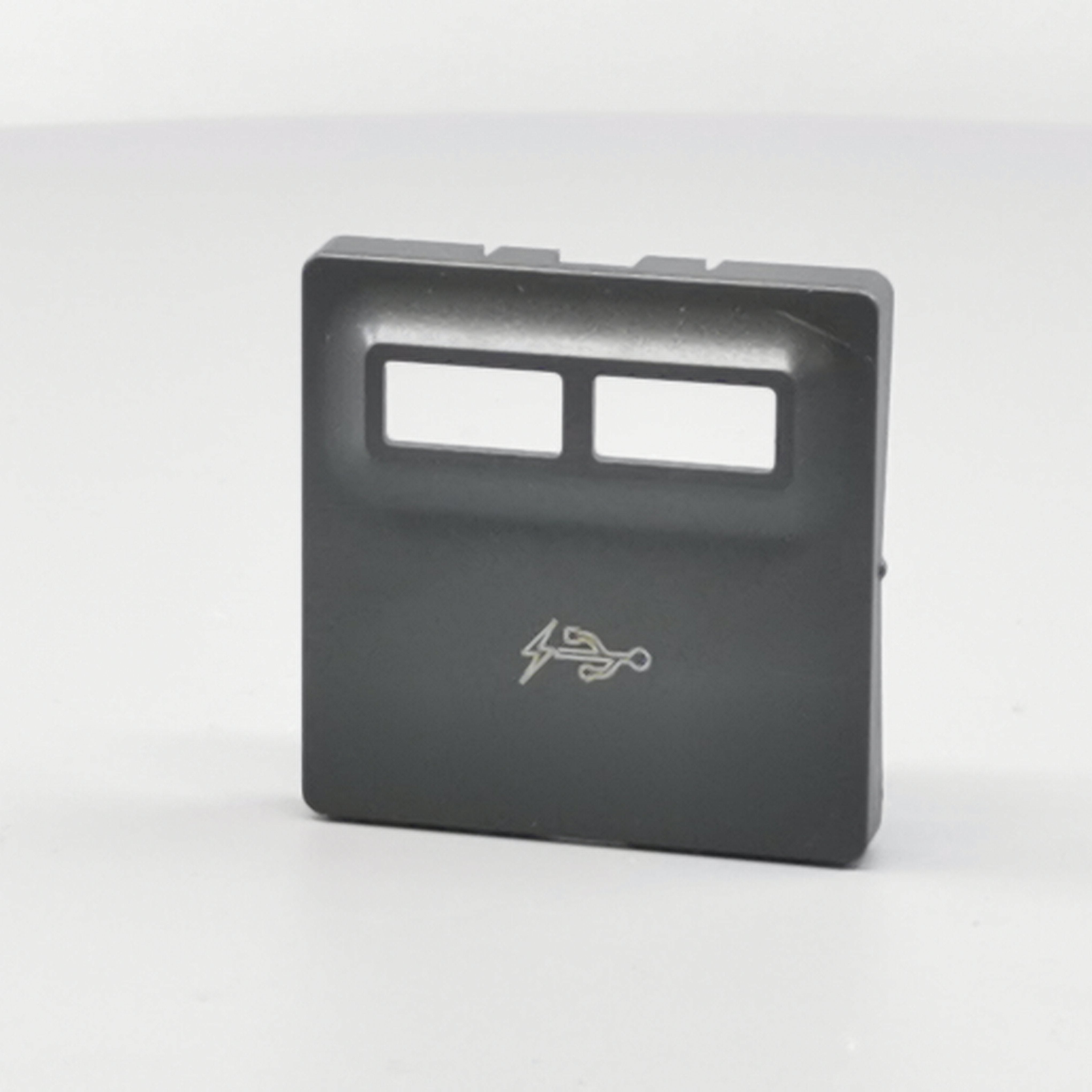 Fuga afdækning til 2 USB-ladere koksgrå