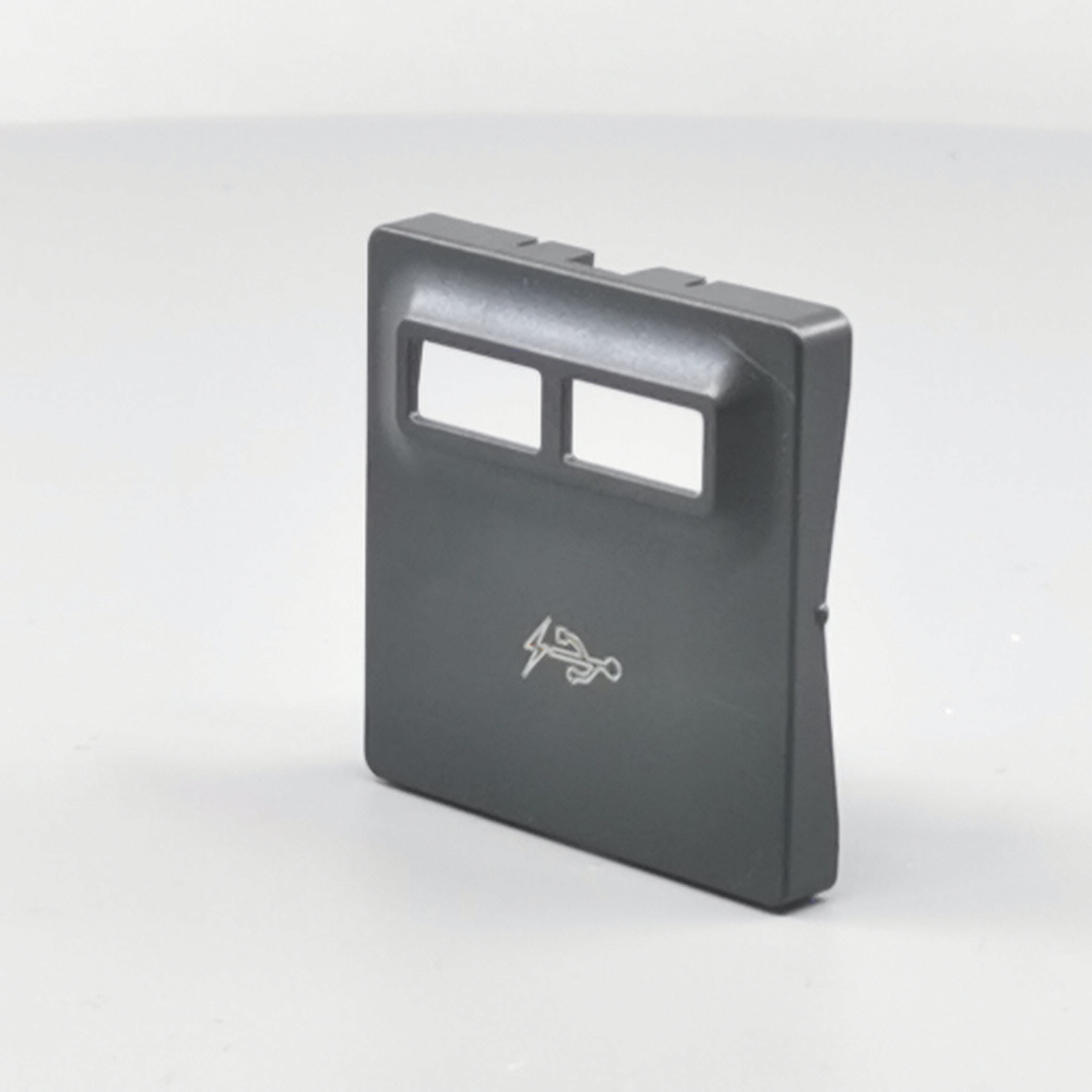 Fuga afdækning til 2 USB-ladere koksgrå