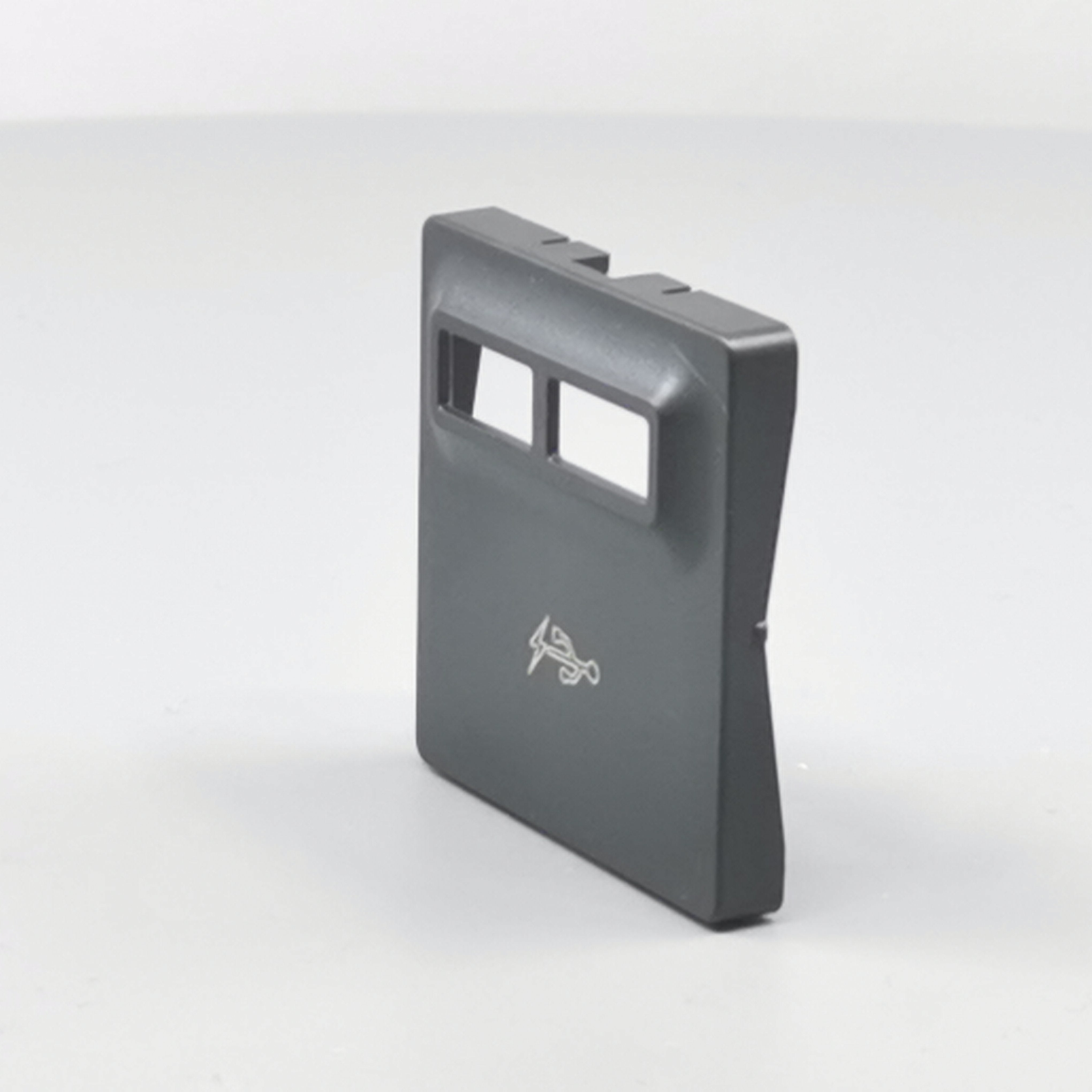 Fuga afdækning til 2 USB-ladere koksgrå