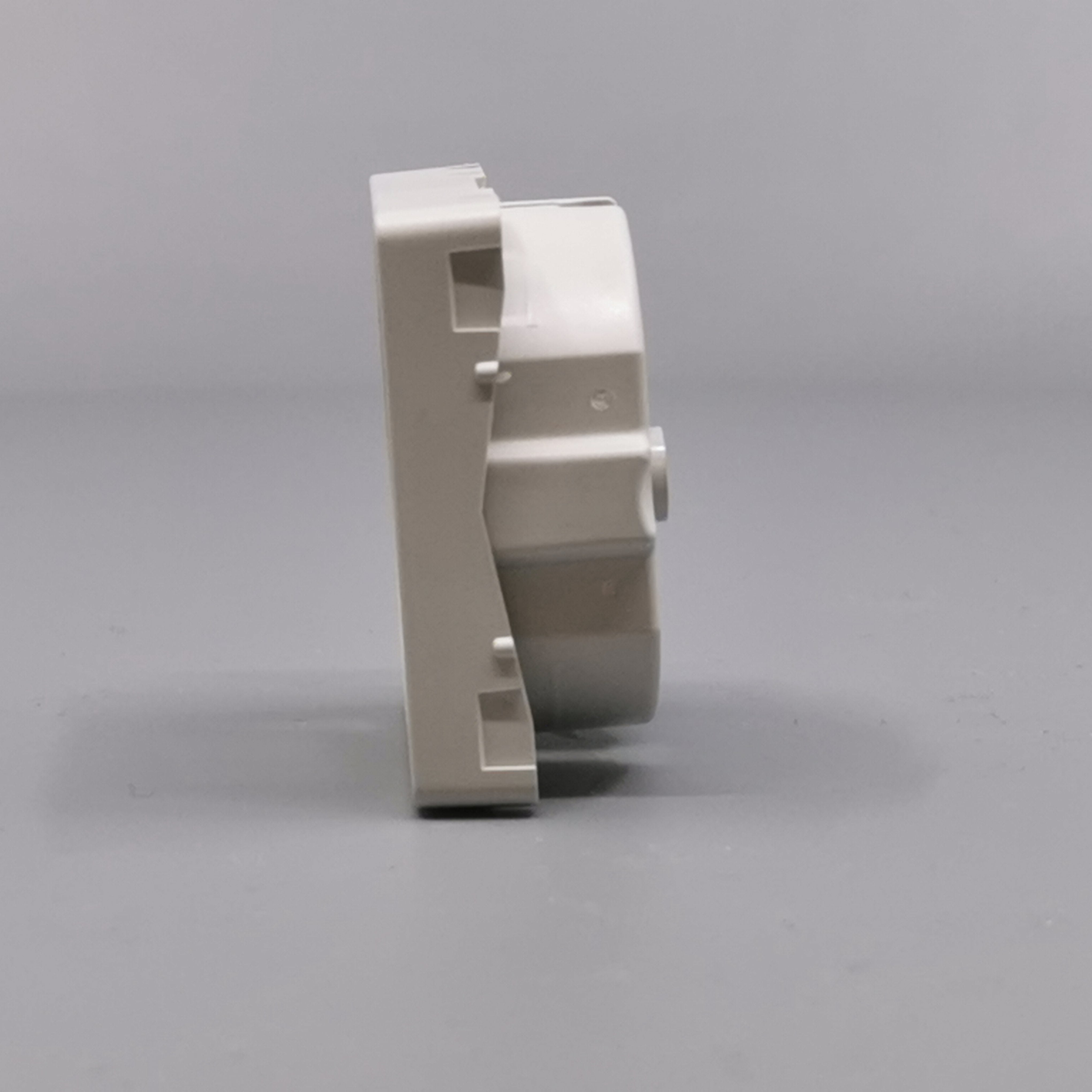 LK Fuga afdækning til 1m stikkontakt med sidejord - lysegrå