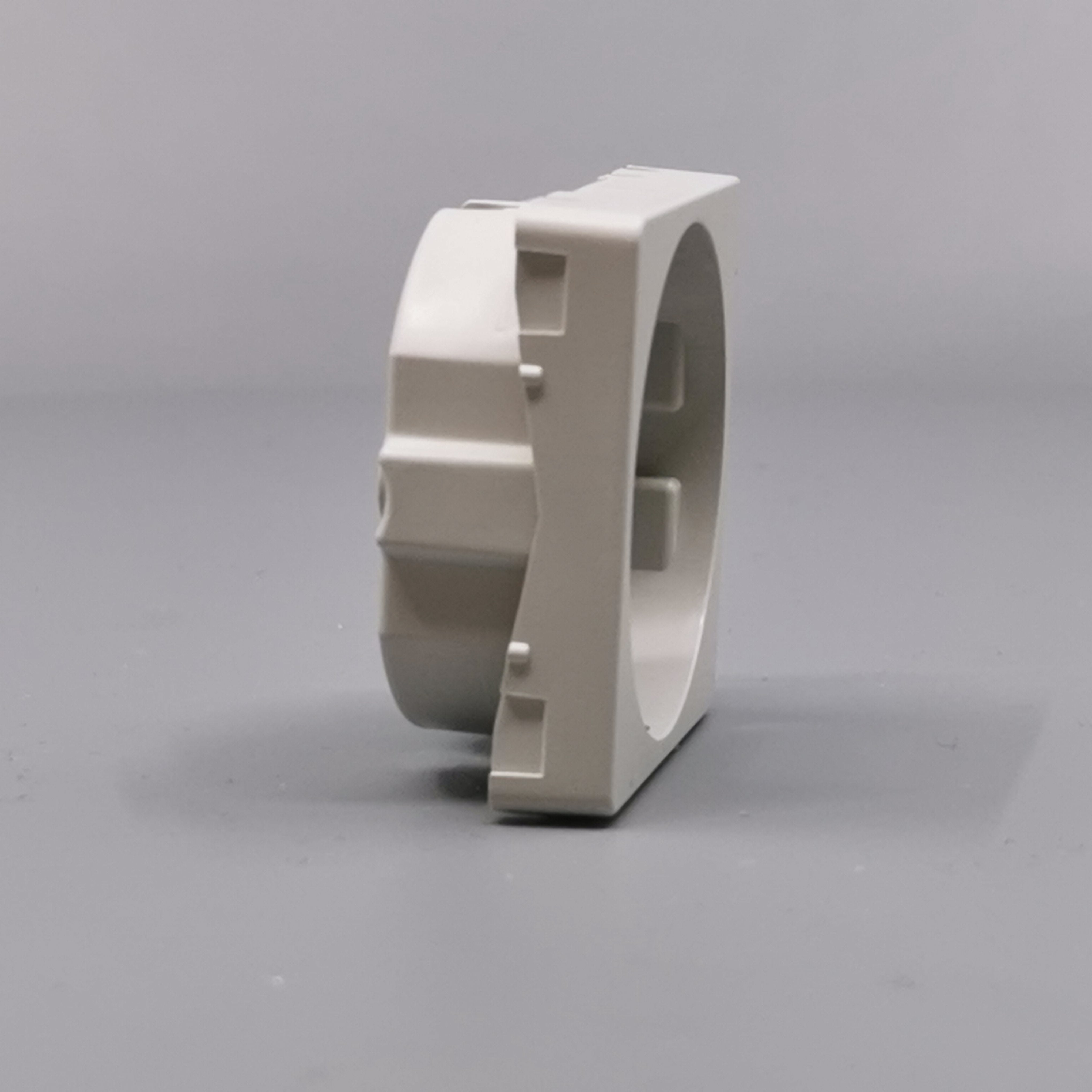 LK Fuga afdækning til 1m stikkontakt med sidejord - lysegrå