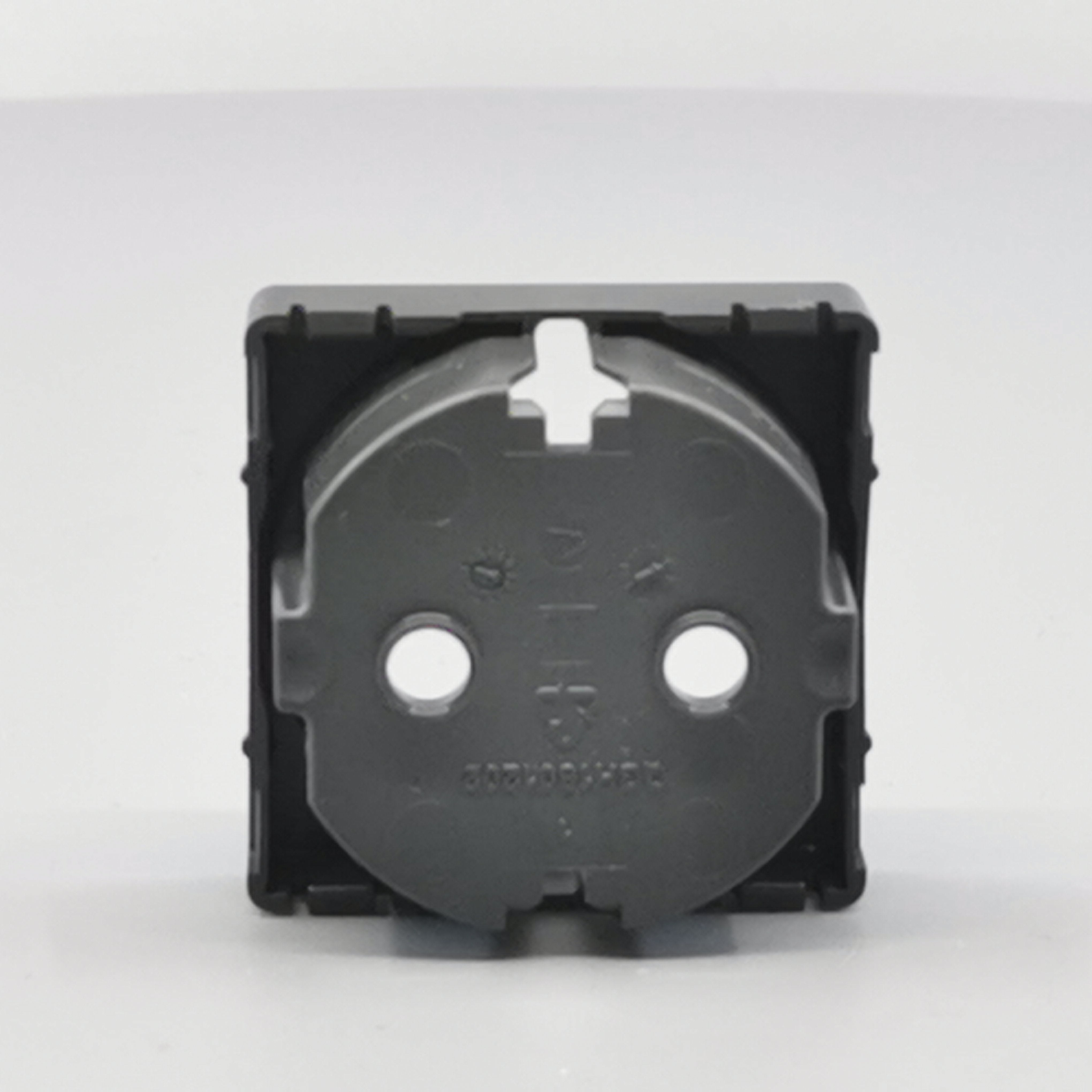 LK Fuga afdækning til 1m stikkontakt med sidejord - koksgrå