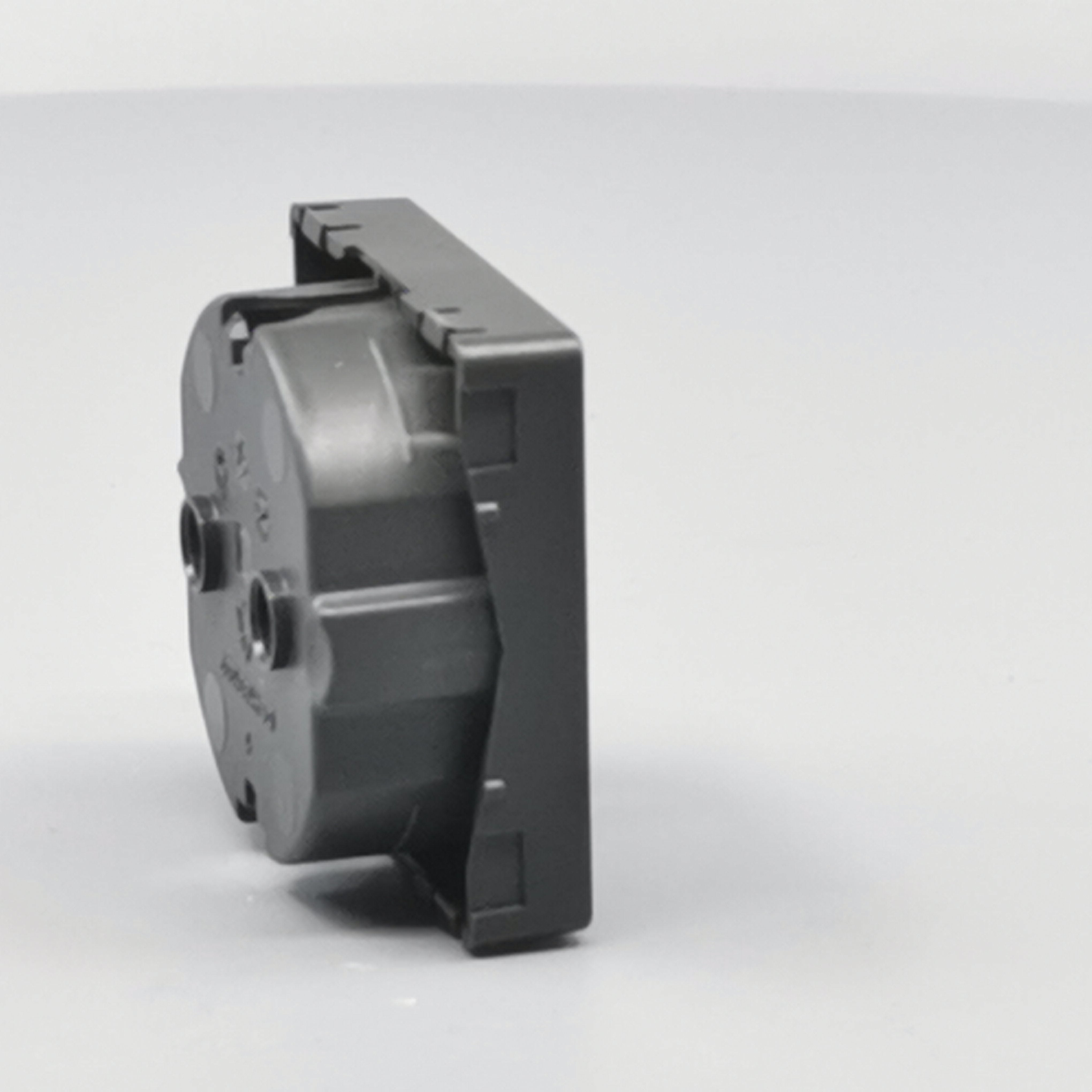 LK Fuga afdækning til 1m stikkontakt med sidejord - koksgrå