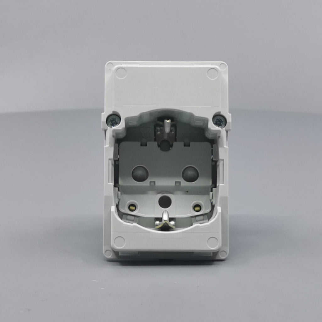 LK Fuga stikkontakt med sidejord 1½m - uden afdækning