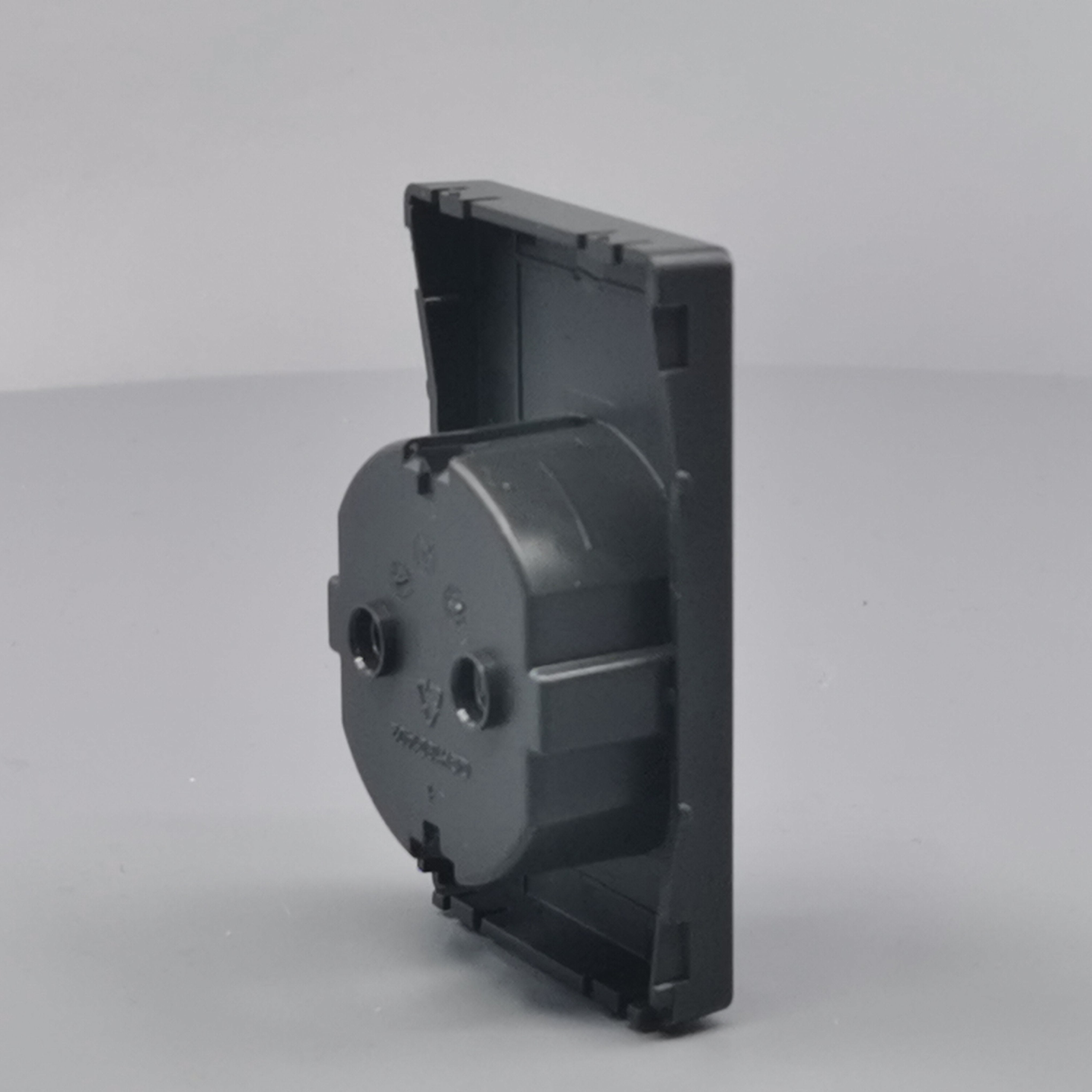 LK Fuga afdækning til 1½m stikkontakt med sidejord - koksgrå