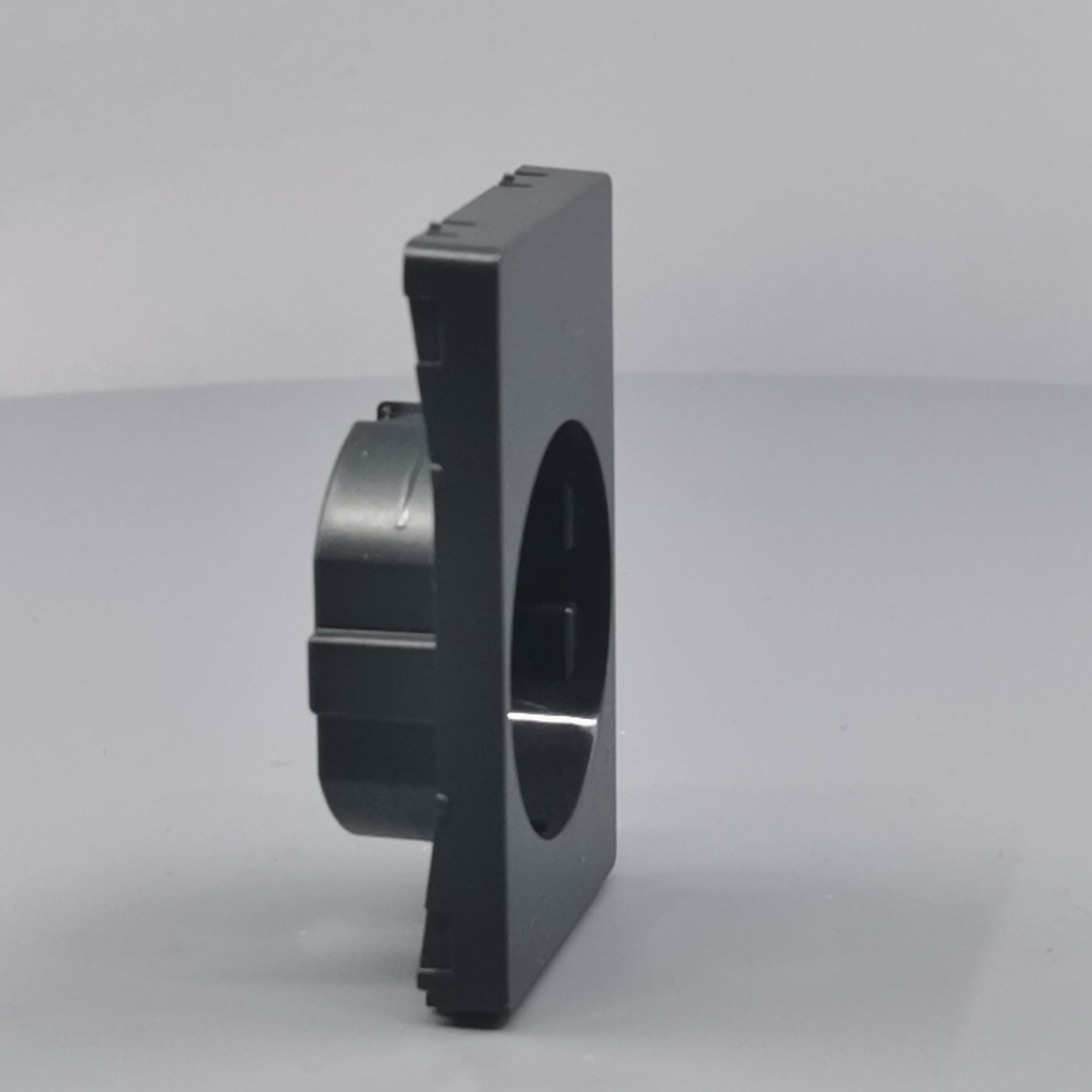 LK Fuga afdækning til 1½m stikkontakt med sidejord - koksgrå