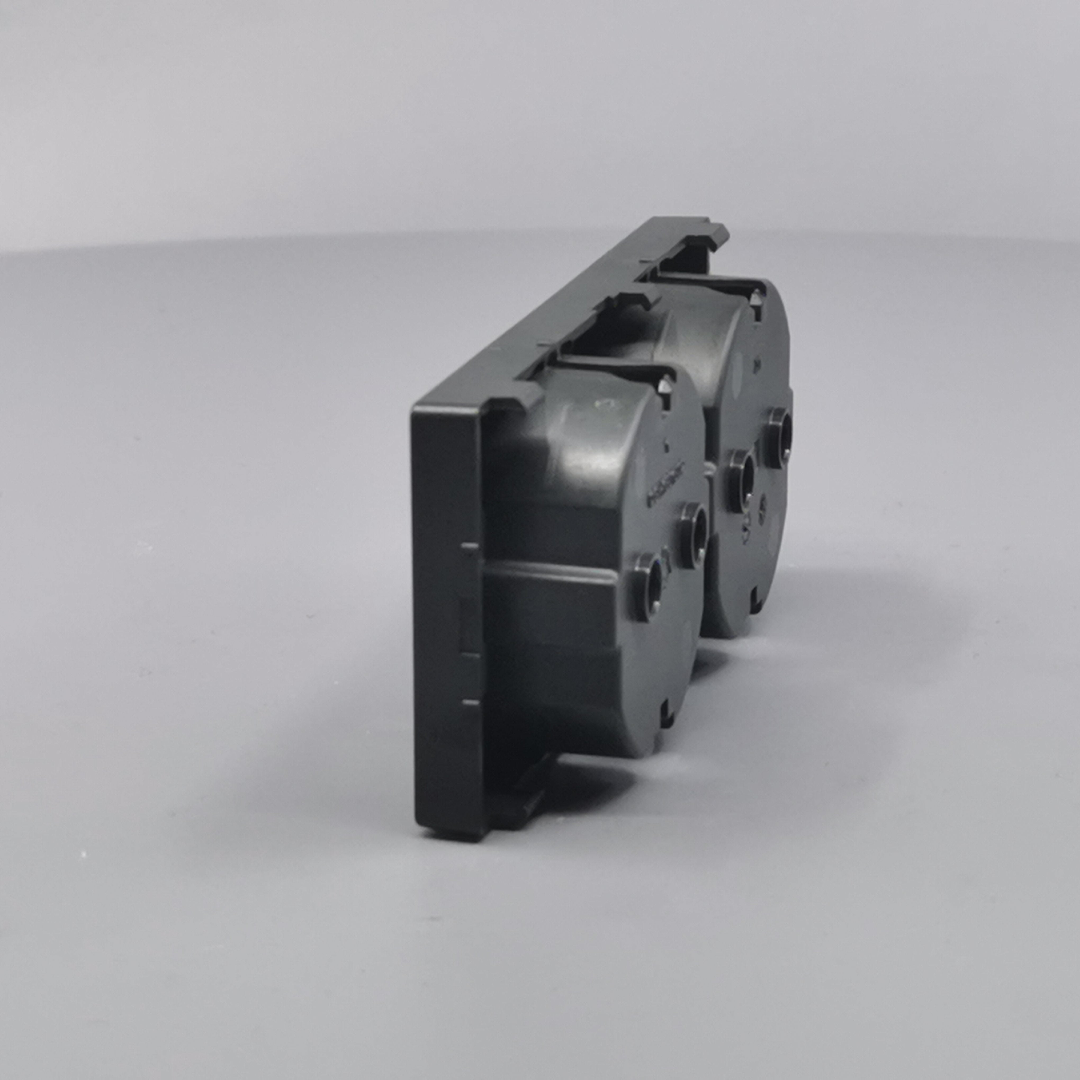 LK Fuga afdækning til 2m stikkontakt med sidejord - koksgrå