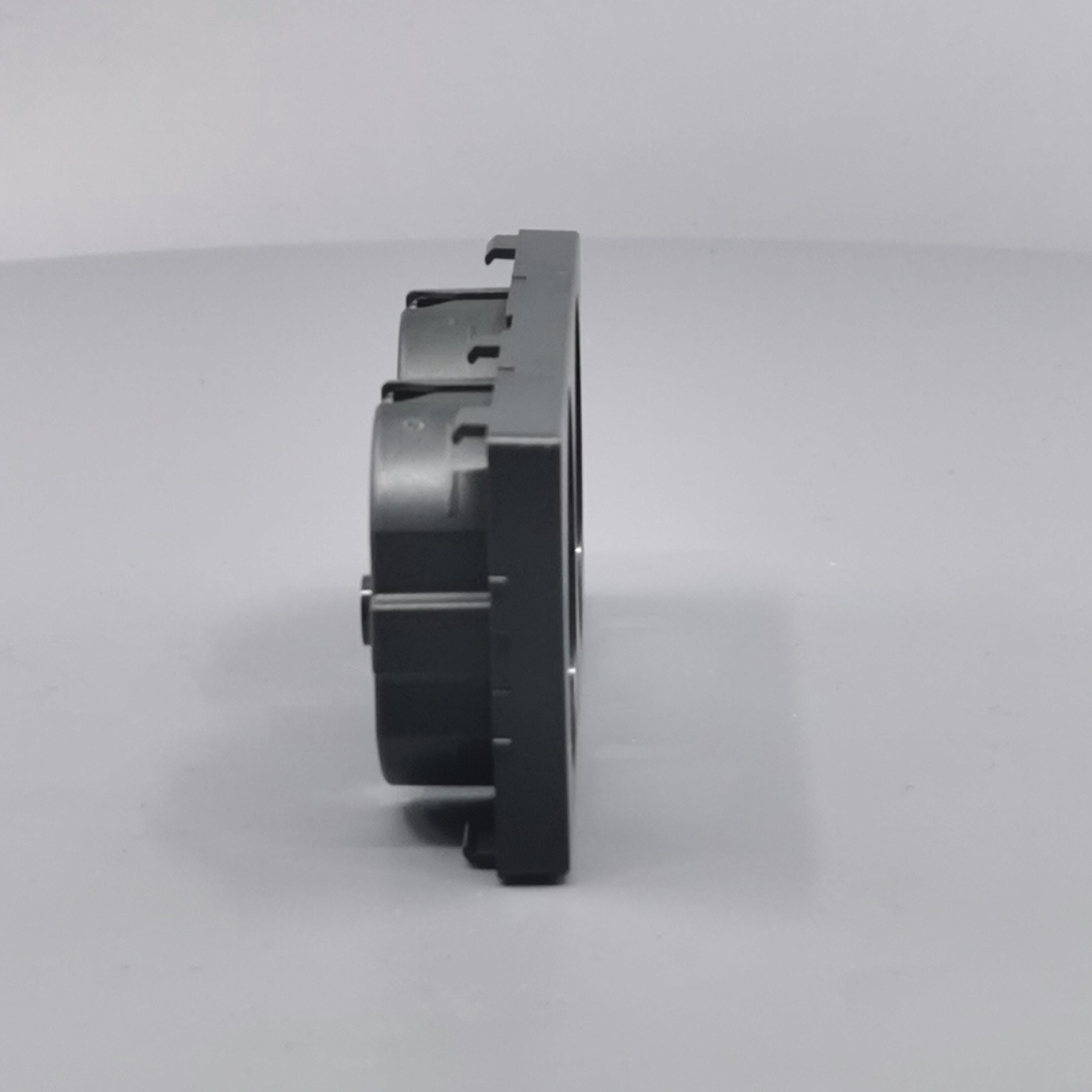 LK Fuga afdækning til 2m stikkontakt med sidejord - koksgrå