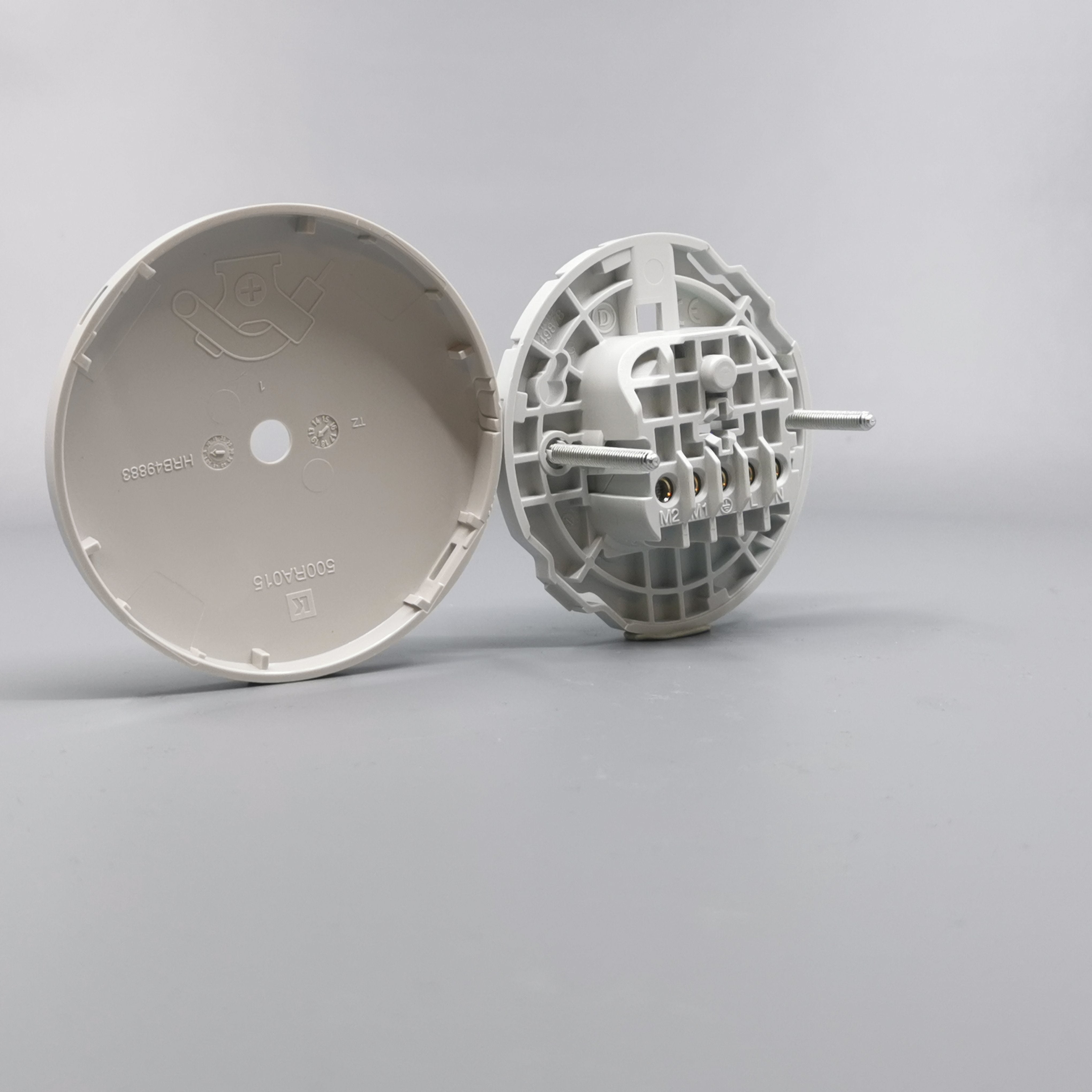 Lampeudtag Ø83mm. 5P Lysegrå (Ny model)