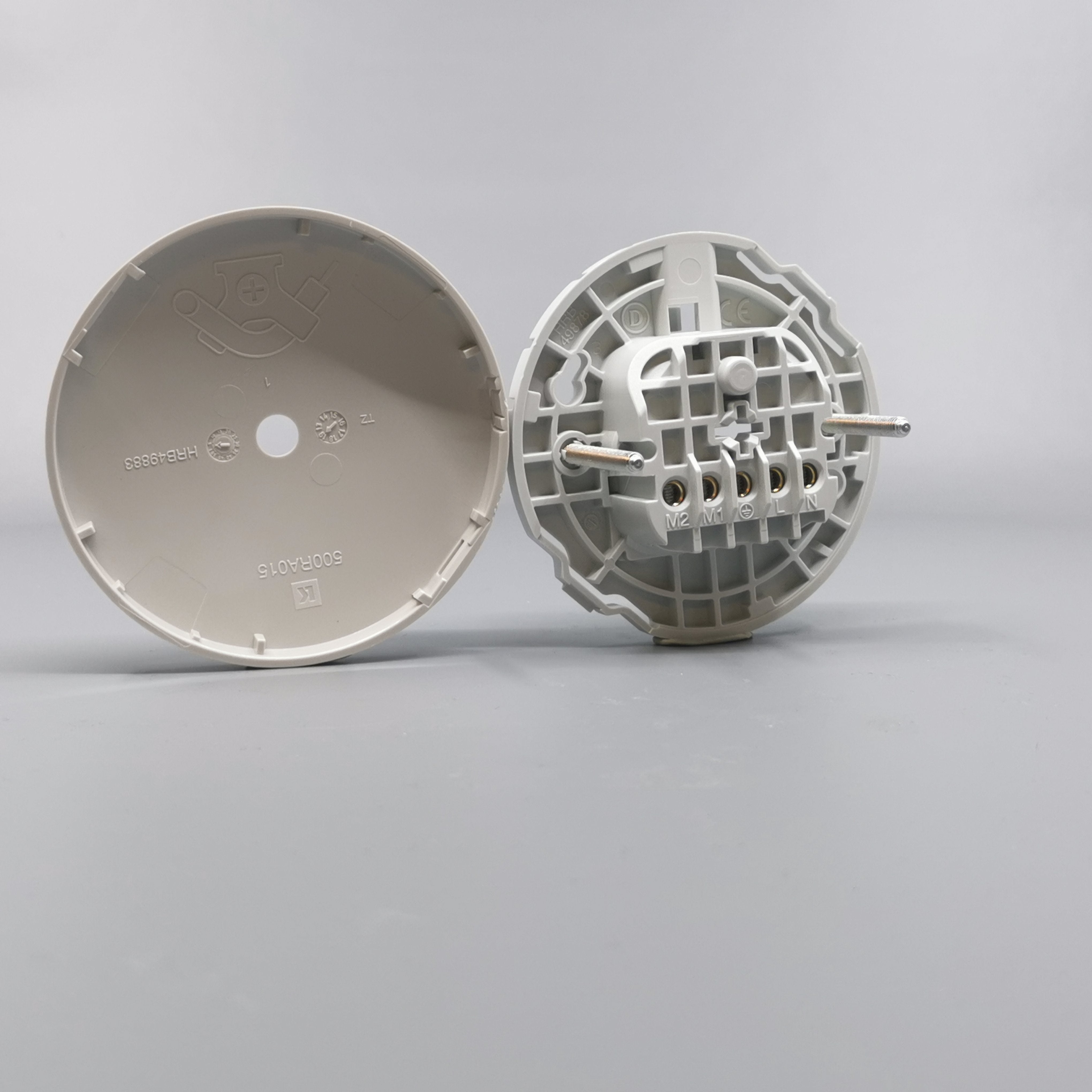 Lampeudtag Ø83mm. 5P Lysegrå (Ny model)