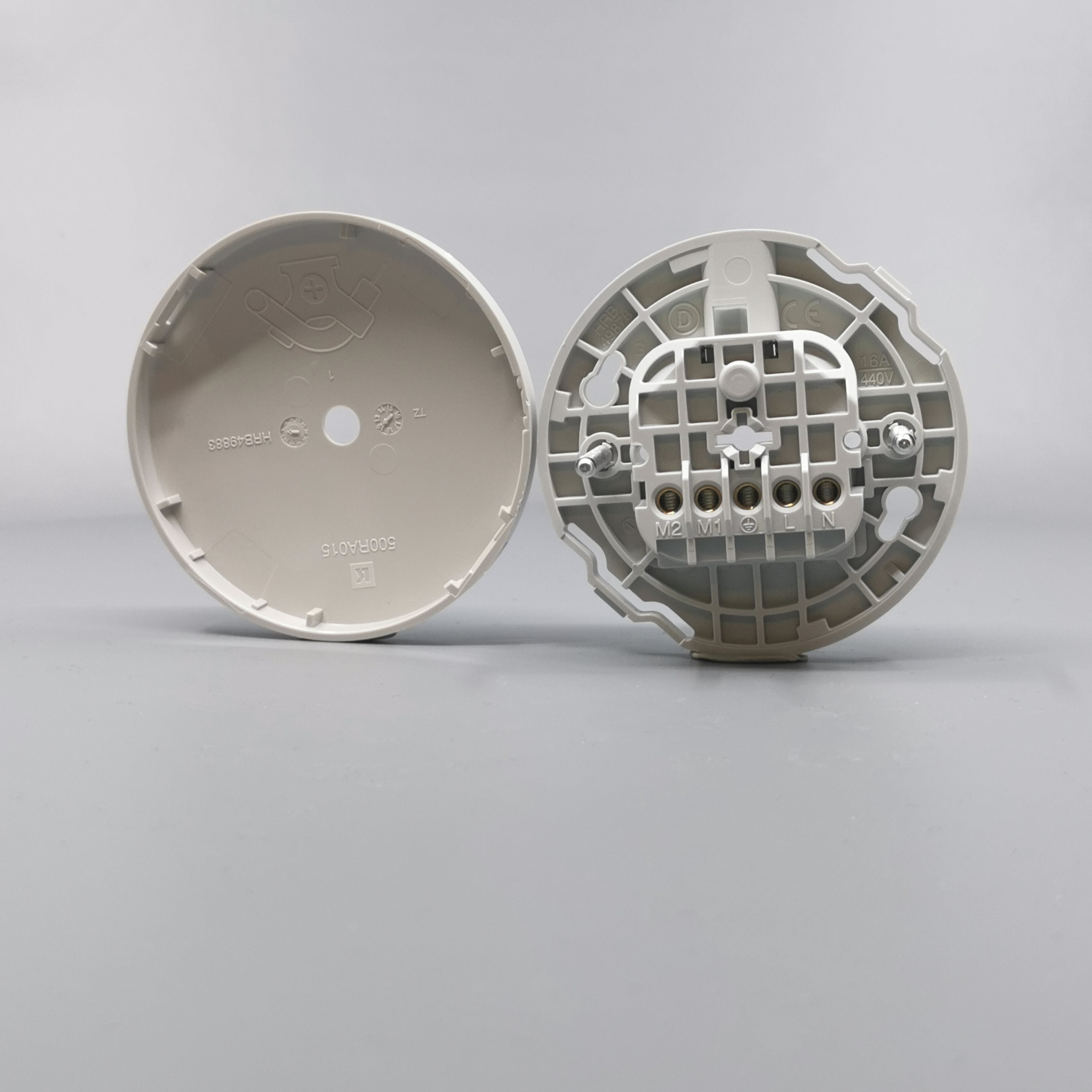 Lampeudtag Ø83mm. 5P Lysegrå (Ny model)