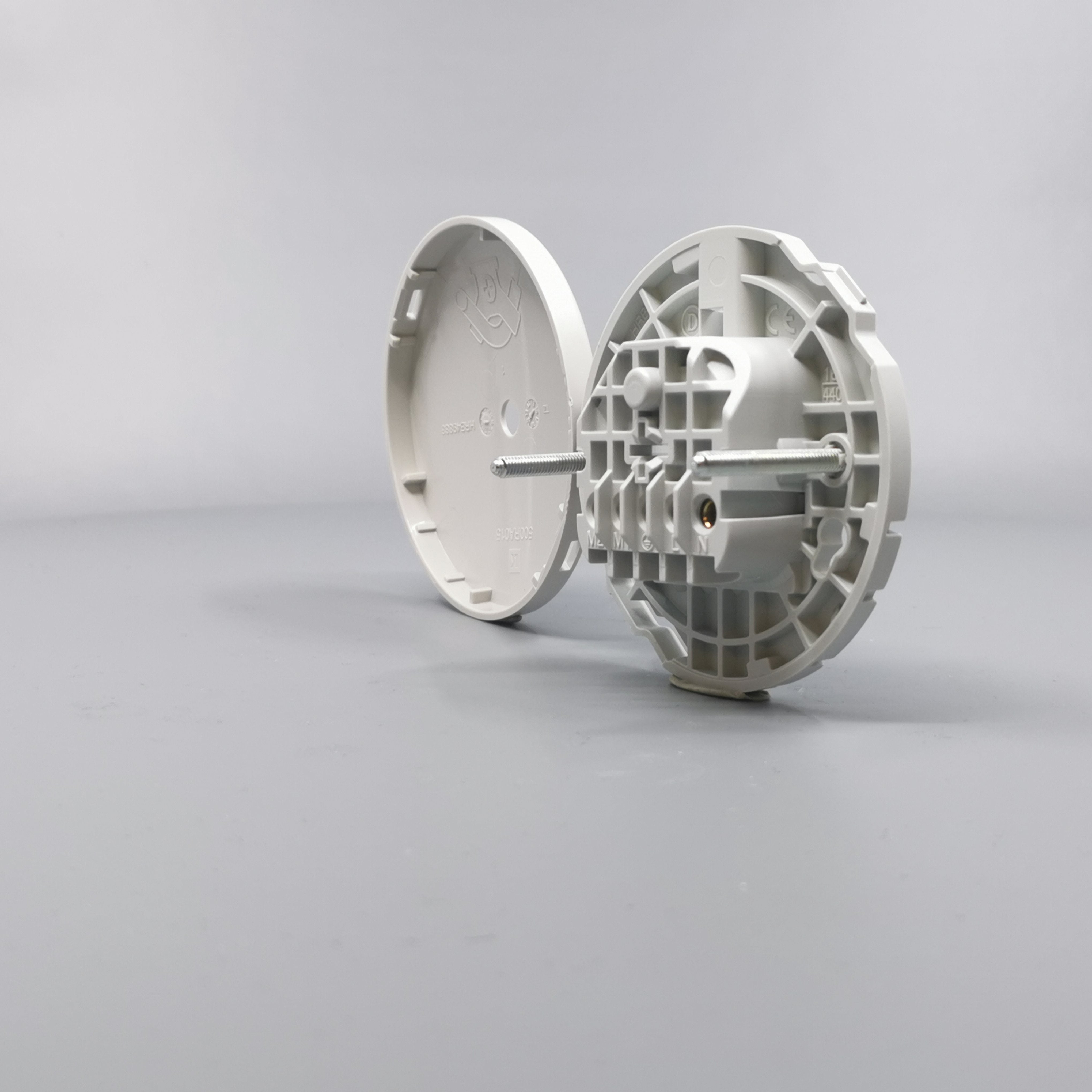 Lampeudtag Ø83mm. 5P Lysegrå (Ny model)