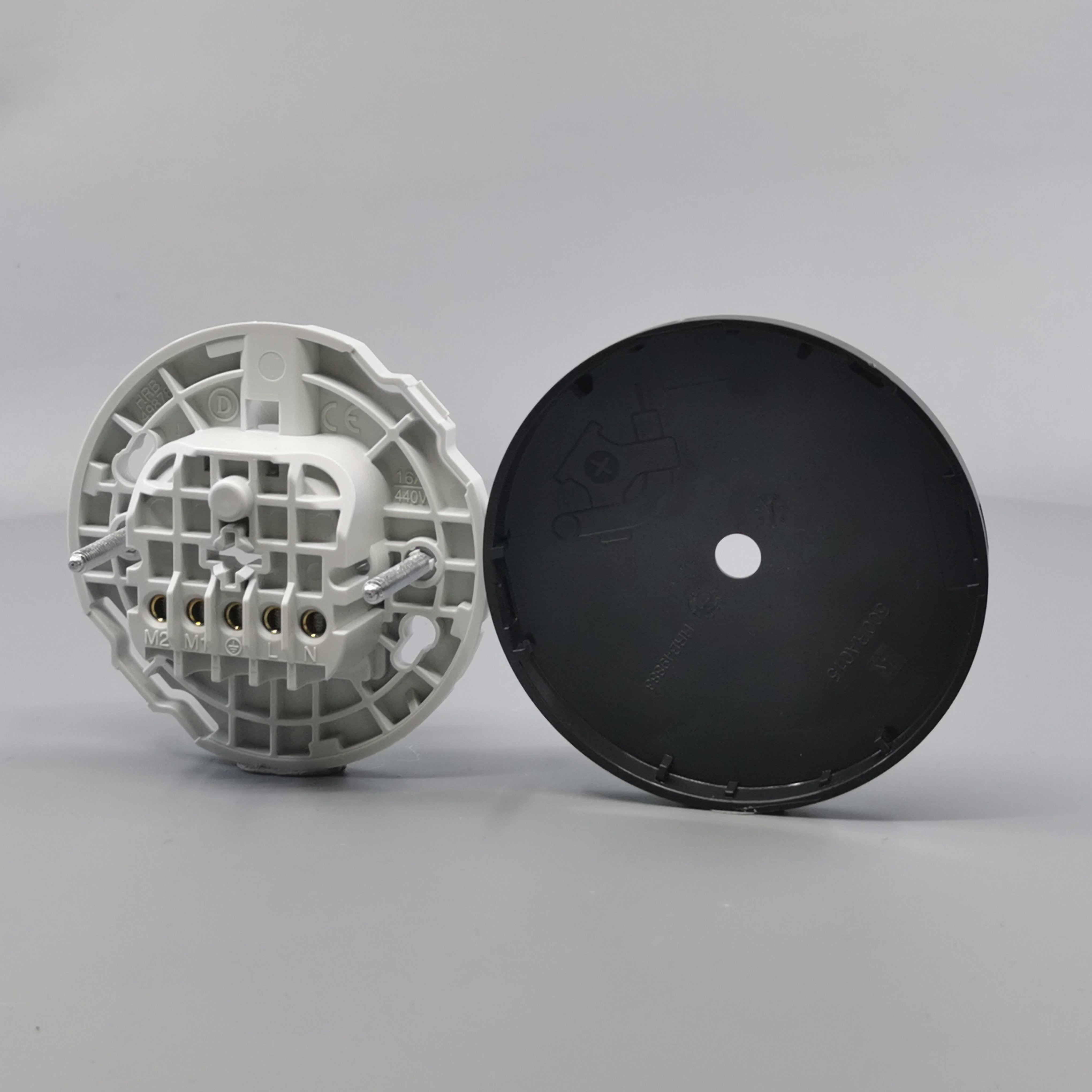 Lampeudtag Ø83mm. 5P Koksgrå (Ny model)