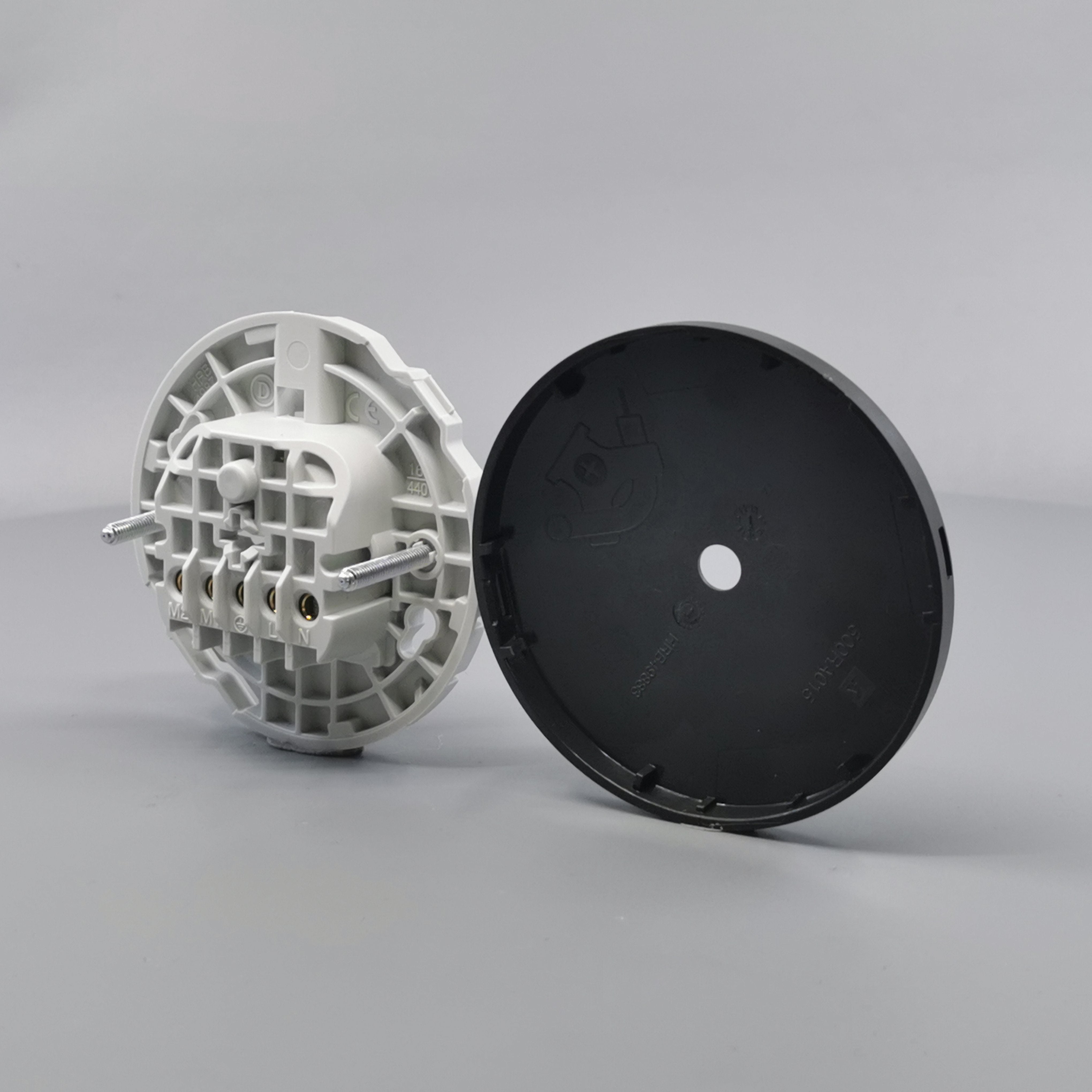 Lampeudtag Ø83mm. 5P Koksgrå (Ny model)