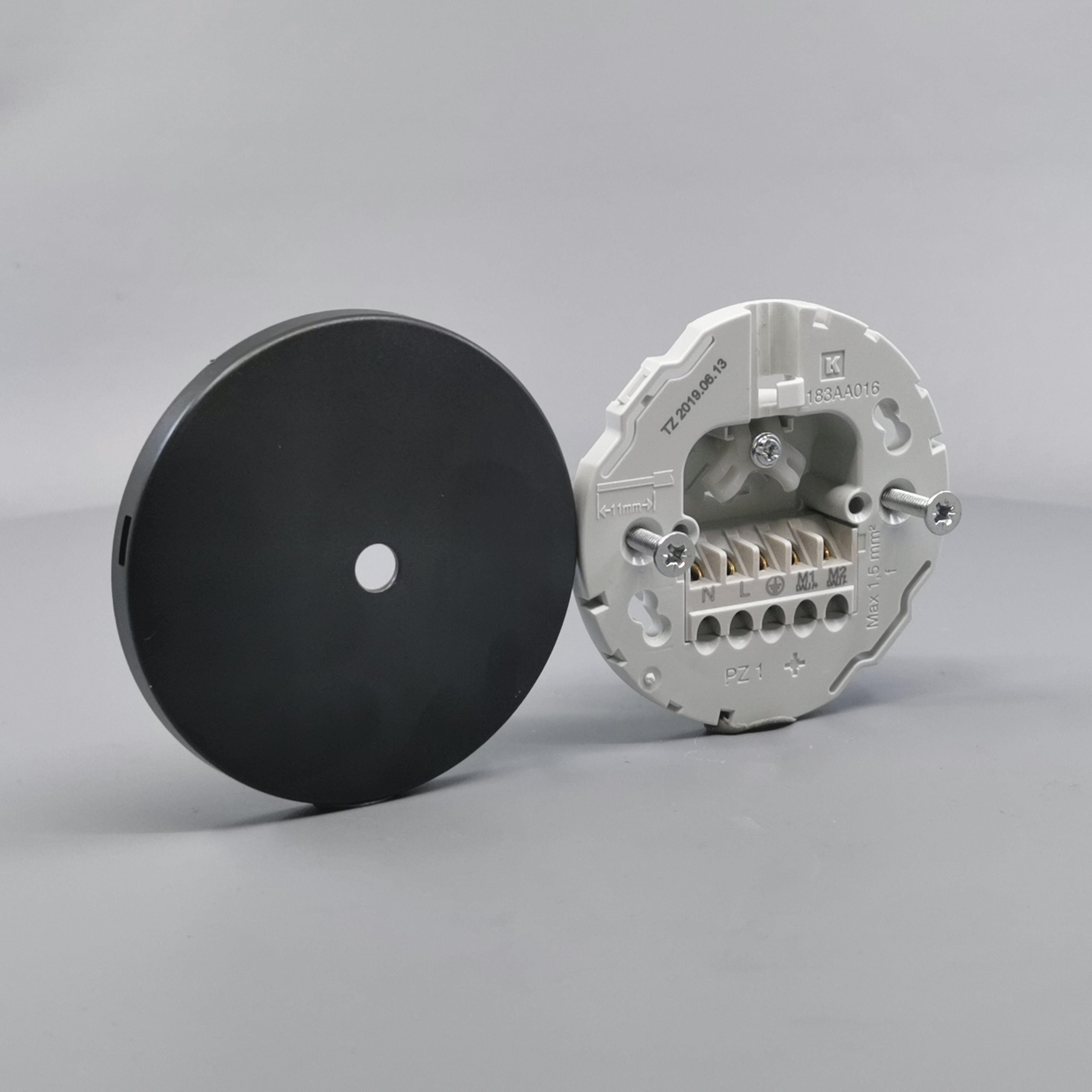 Lampeudtag Ø83mm. 5P Koksgrå (Ny model)