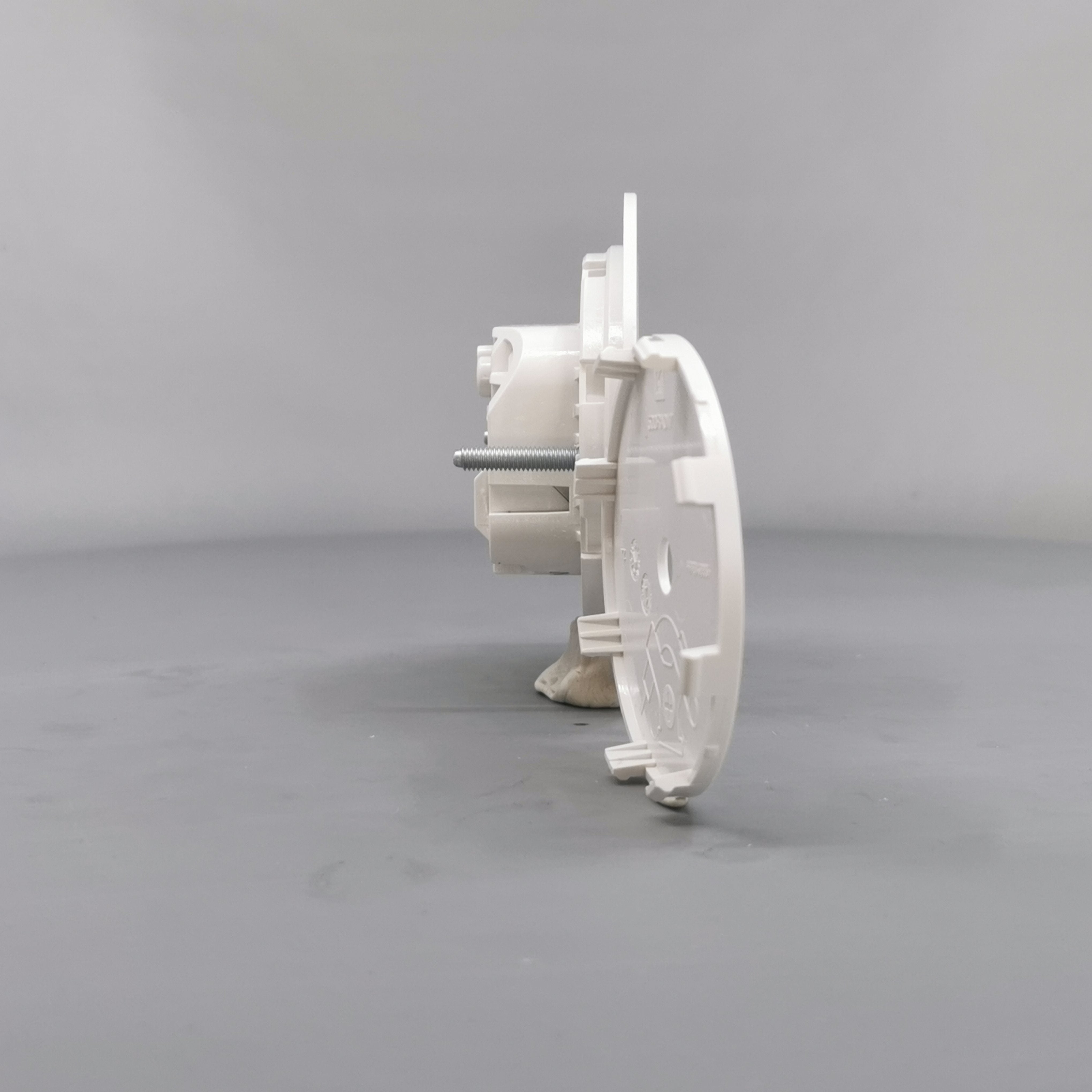 Lampeudtag Ø84mm. 5P Planforsænket Hvid (Ny model)