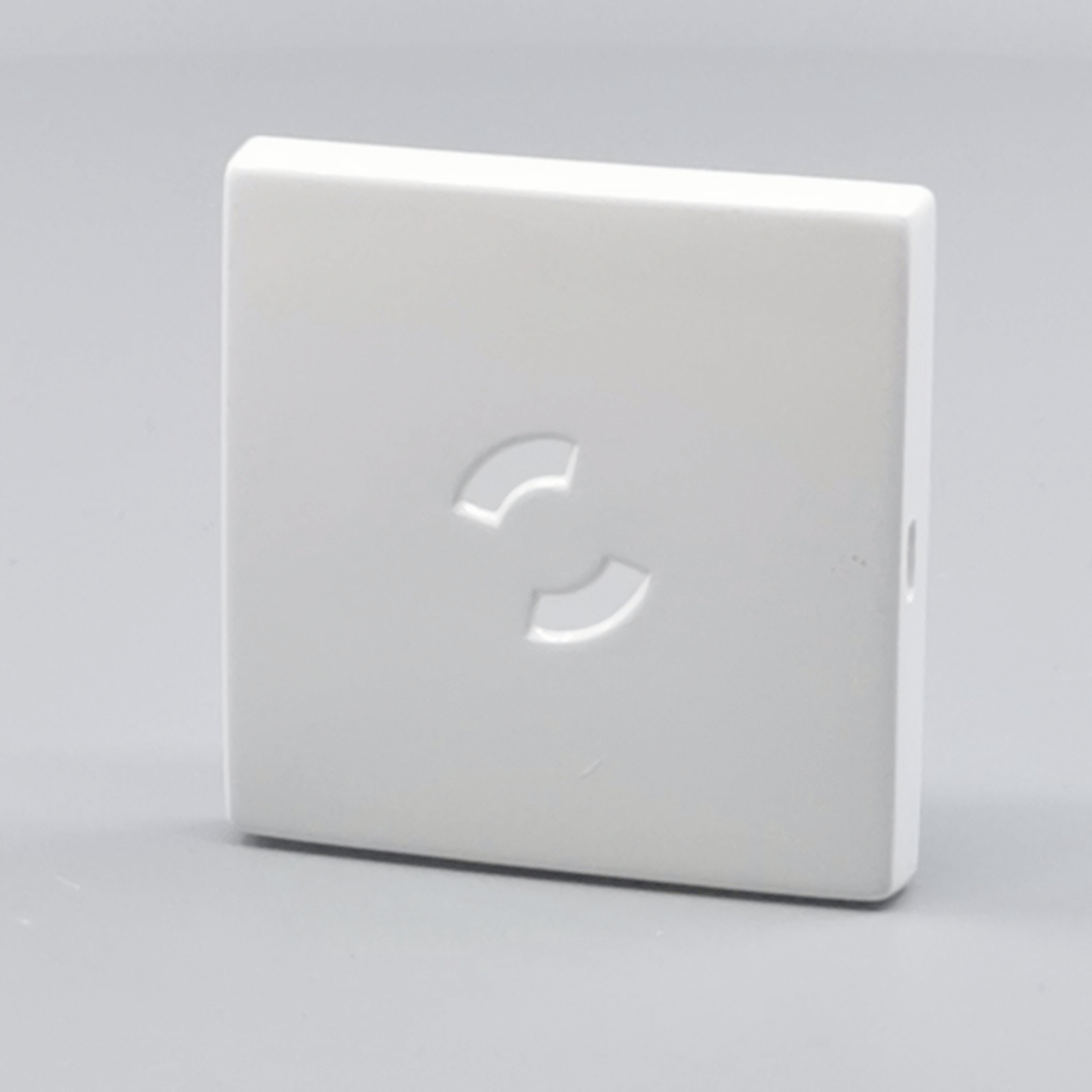 Dæksel for lampestikkontakt 50x50 hvid  gl. model