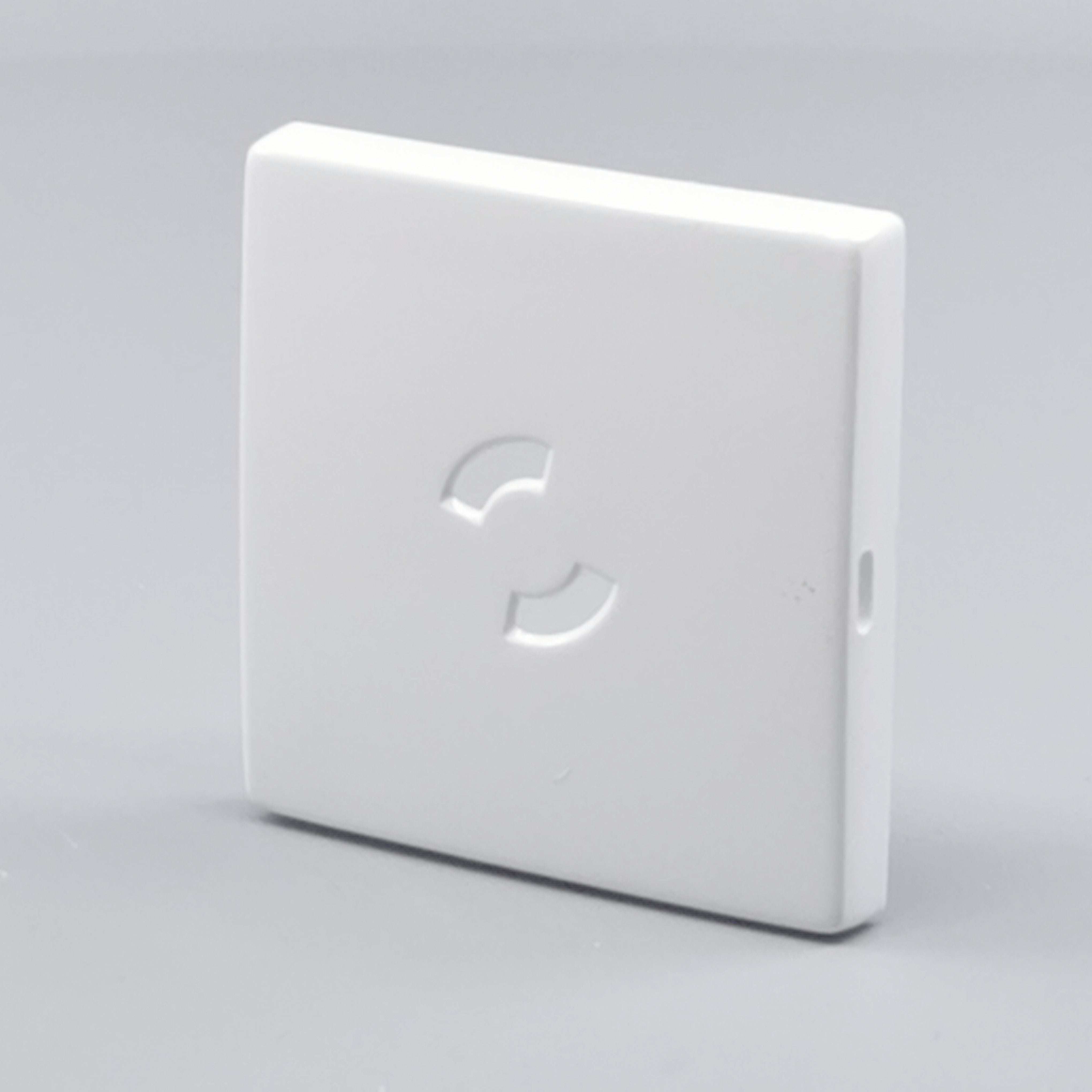 Dæksel for lampestikkontakt 50x50 hvid  gl. model