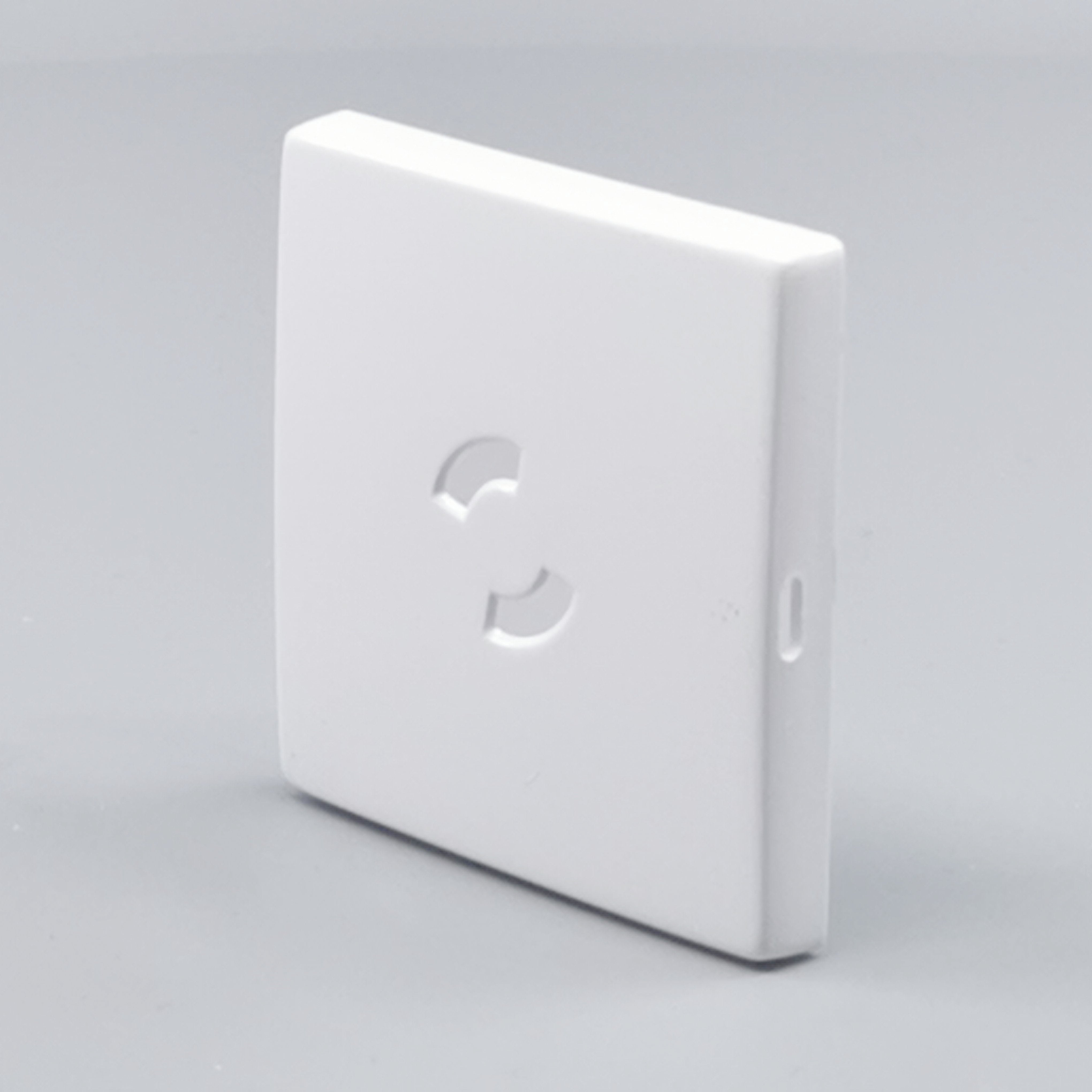 Dæksel for lampestikkontakt 50x50 hvid  gl. model