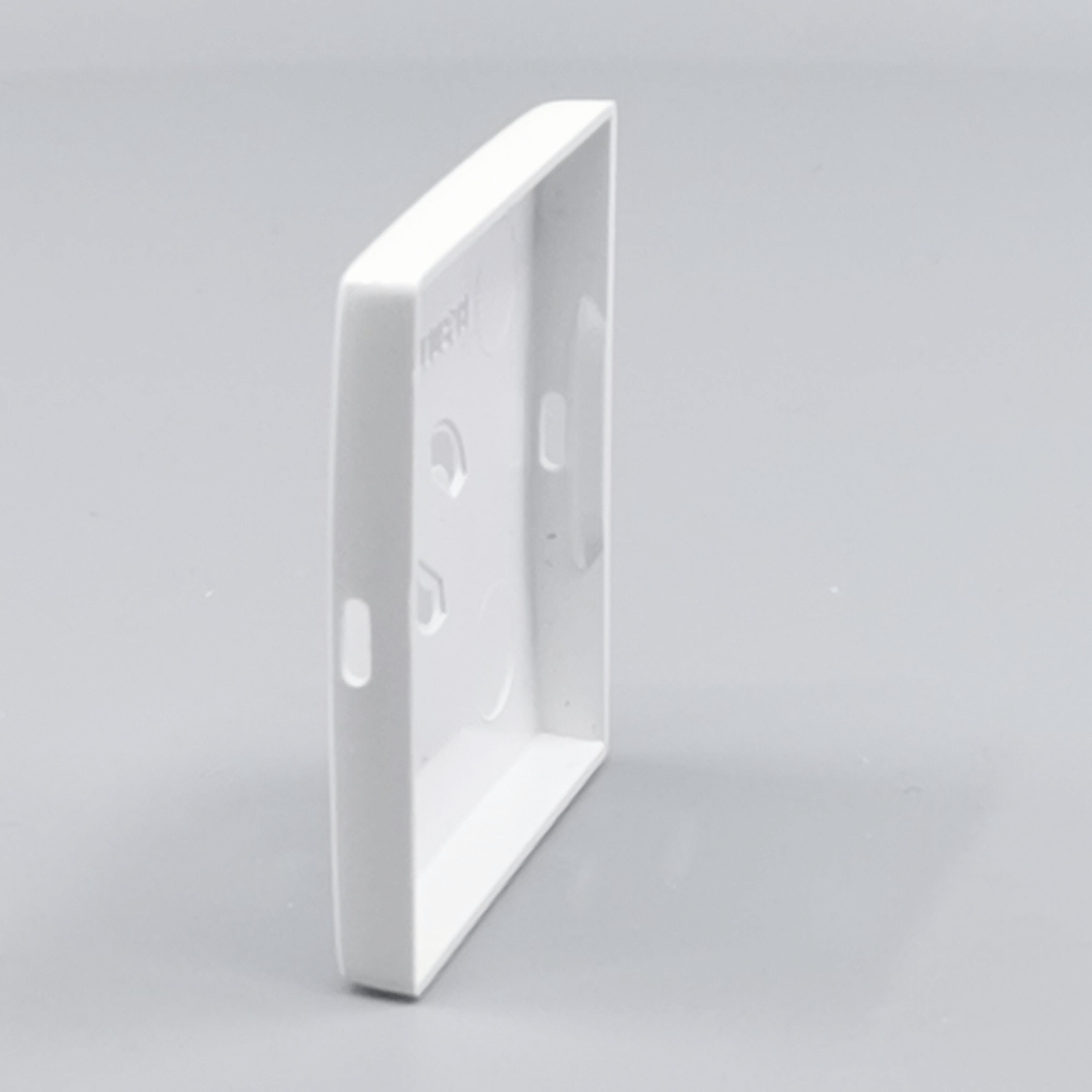 Dæksel for lampestikkontakt 50x50 hvid  gl. model