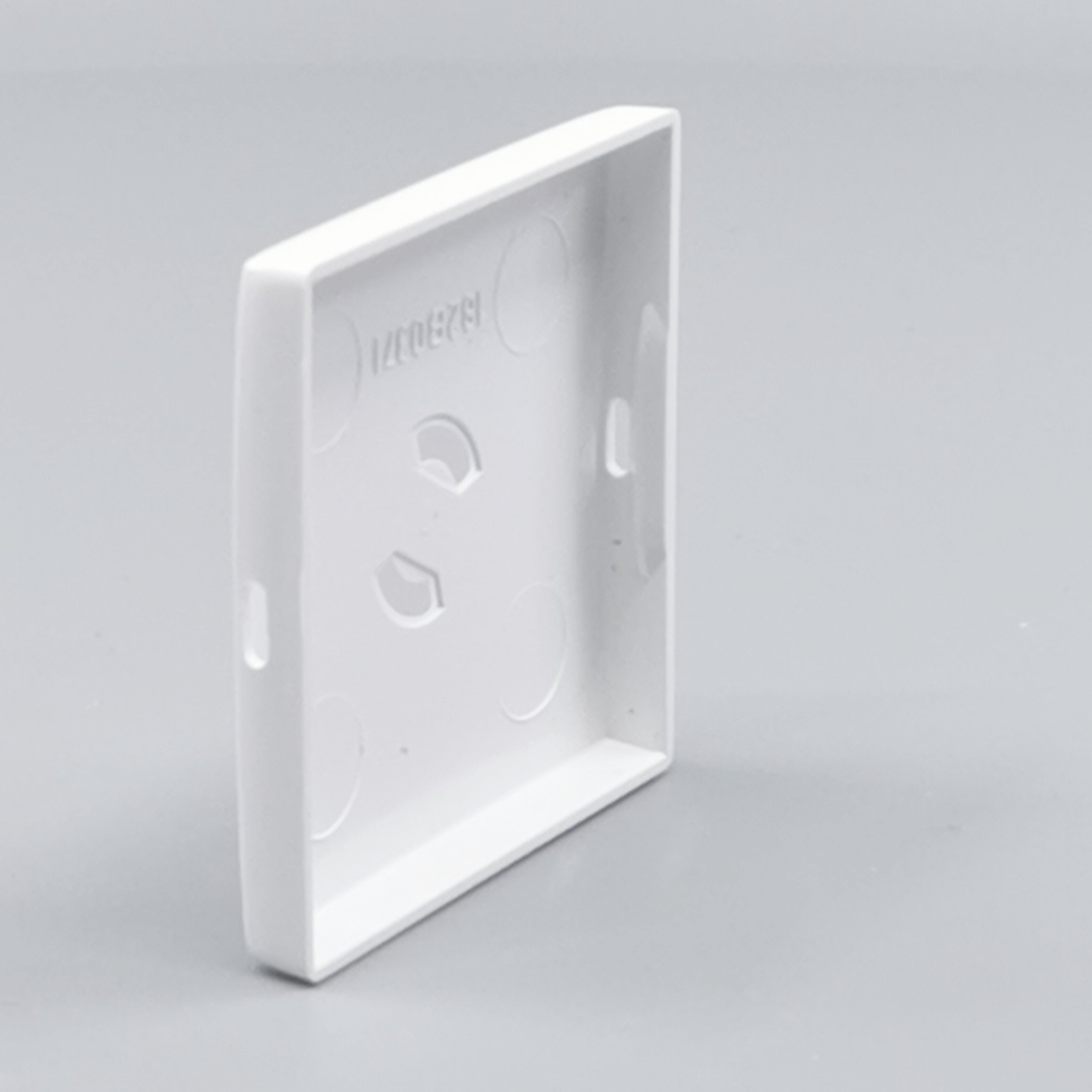 Dæksel for lampestikkontakt 50x50 hvid  gl. model