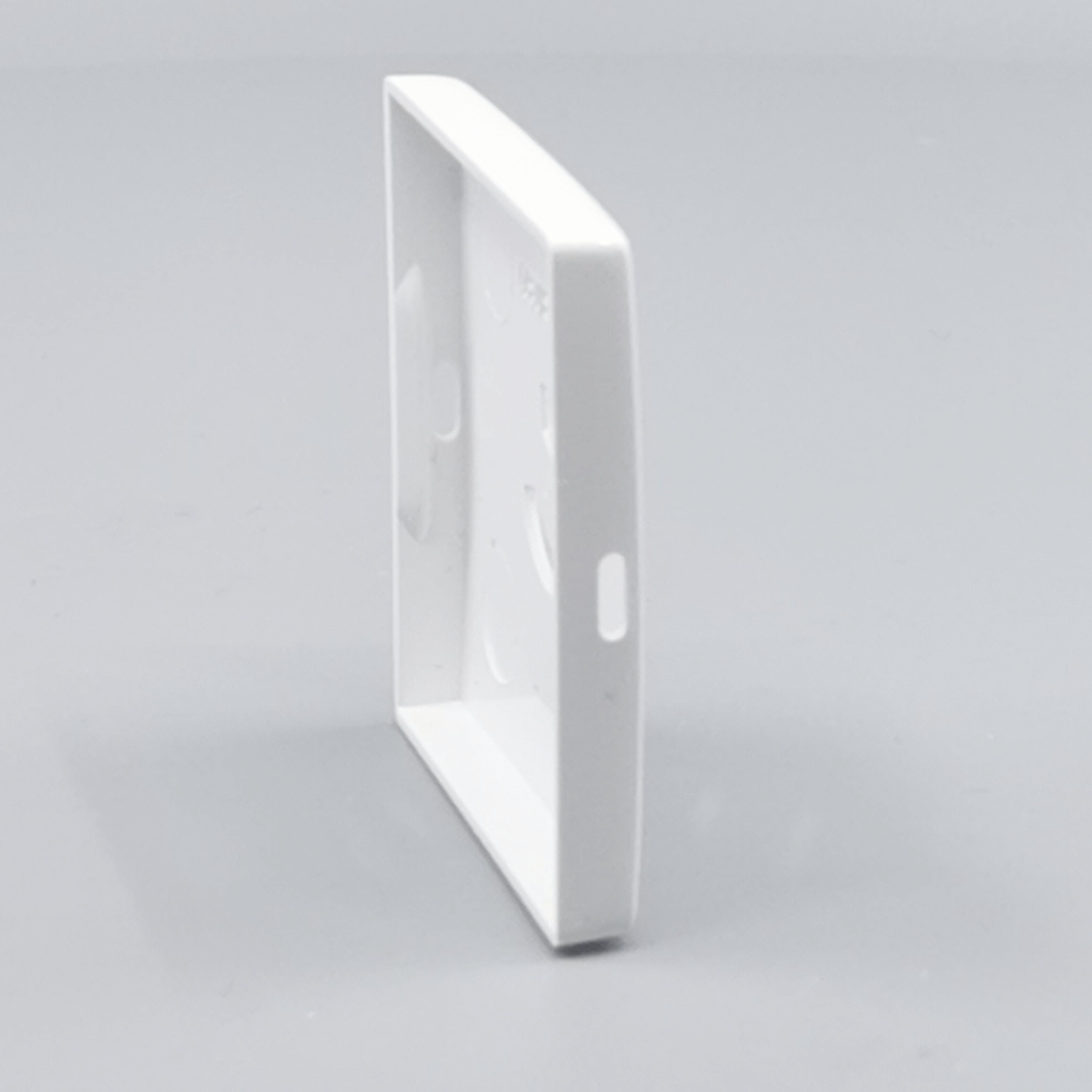 Dæksel for lampestikkontakt 50x50 hvid  gl. model