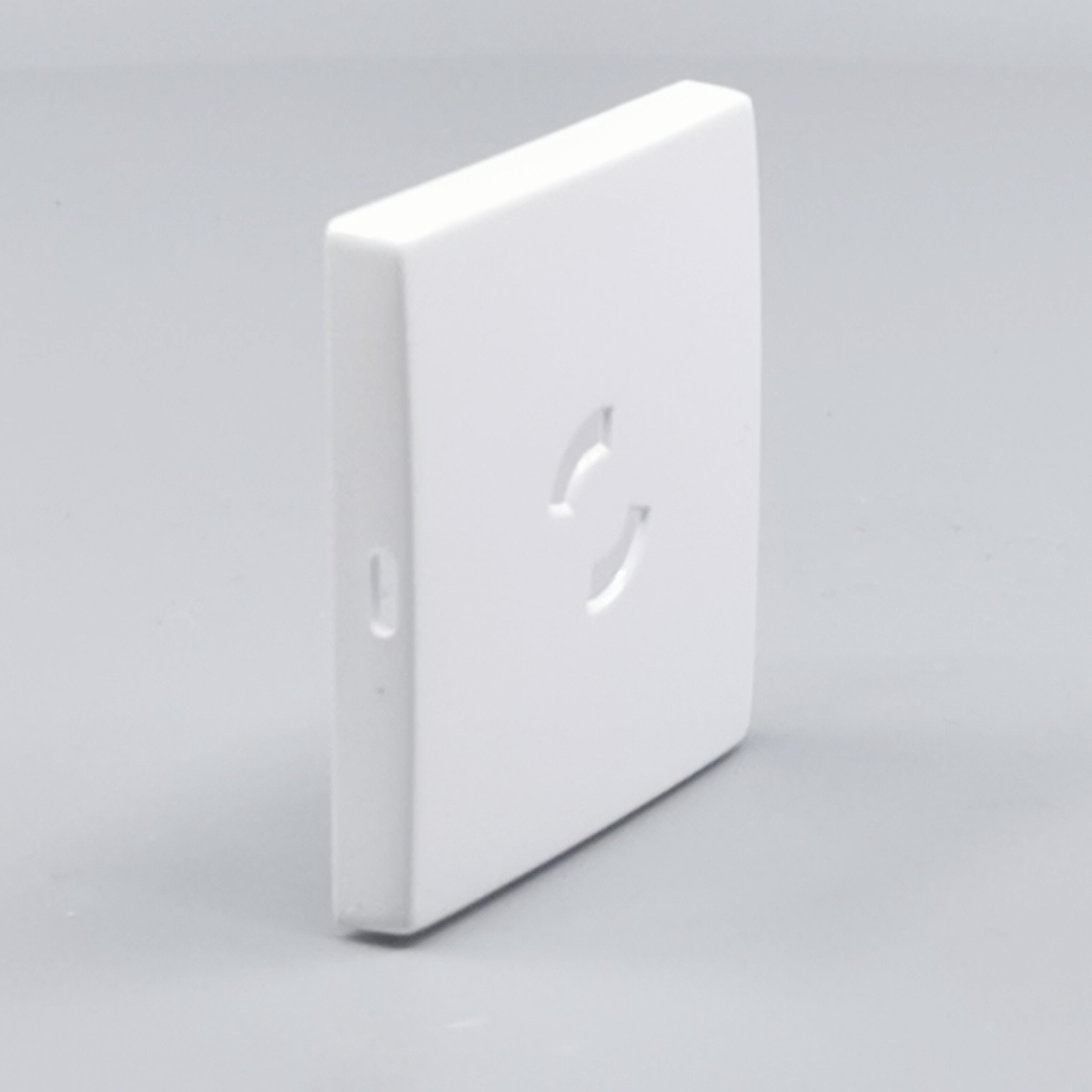 Dæksel for lampestikkontakt 50x50 hvid  gl. model