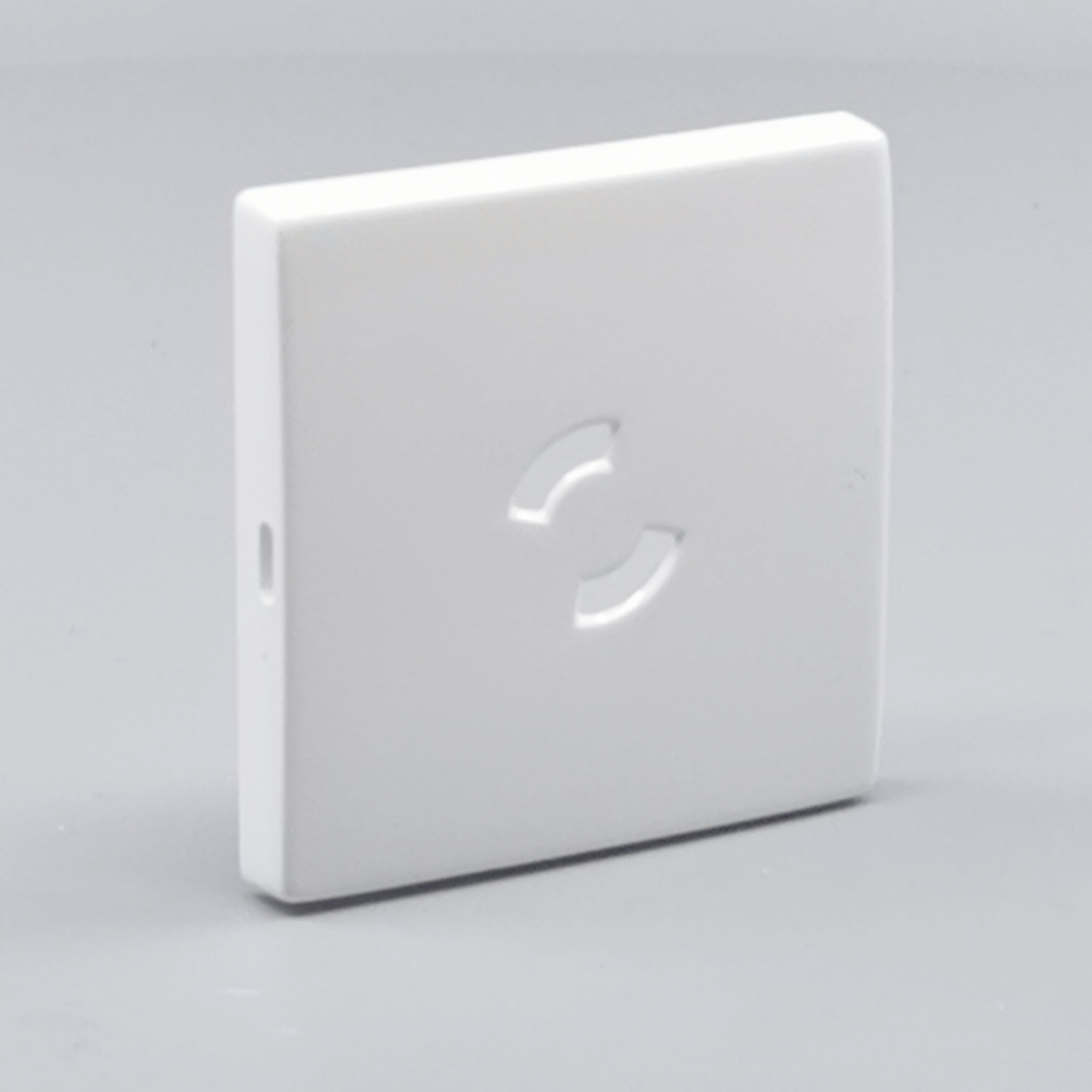 Dæksel for lampestikkontakt 50x50 hvid  gl. model