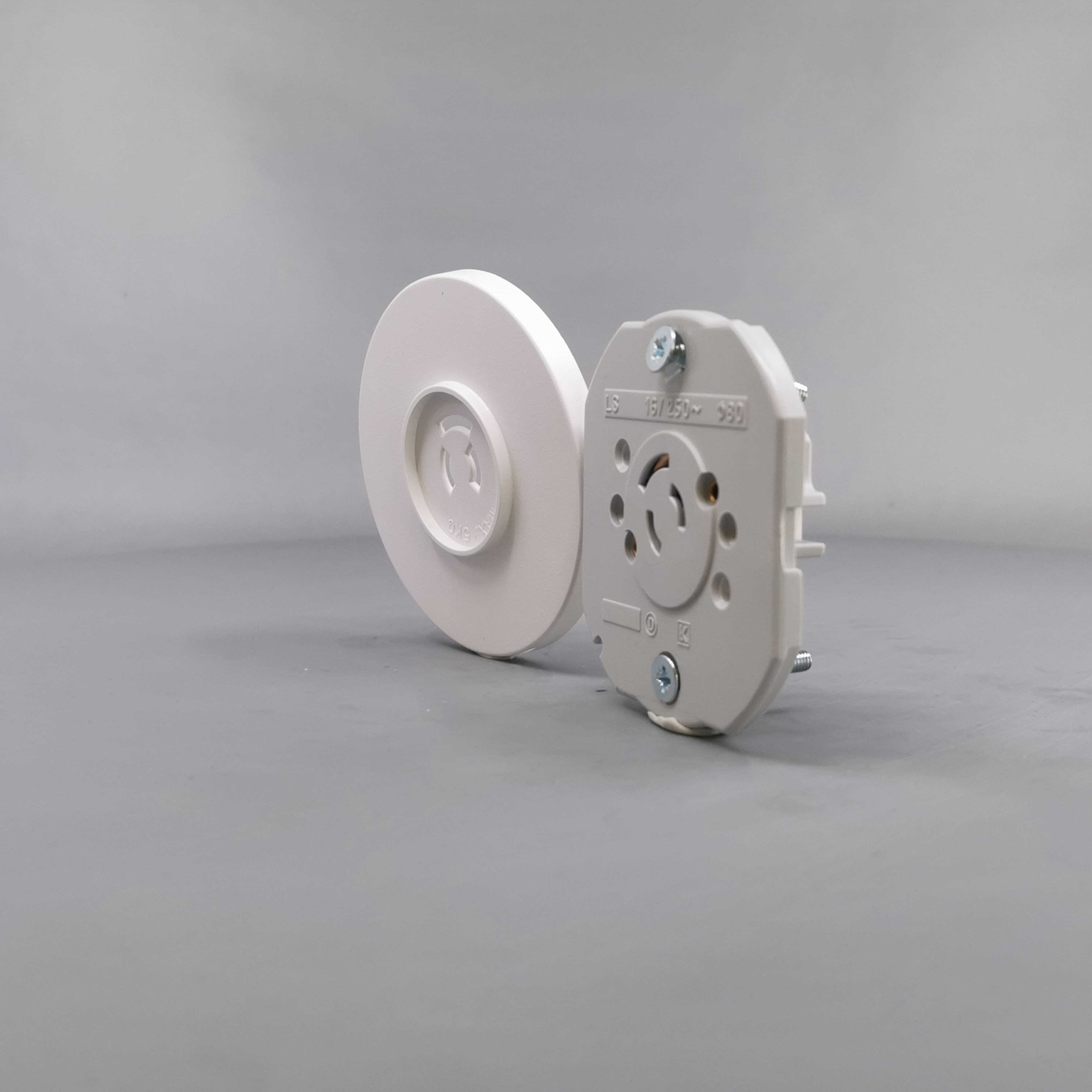 Fuga Lampestikkontakt Ø 80 hvid