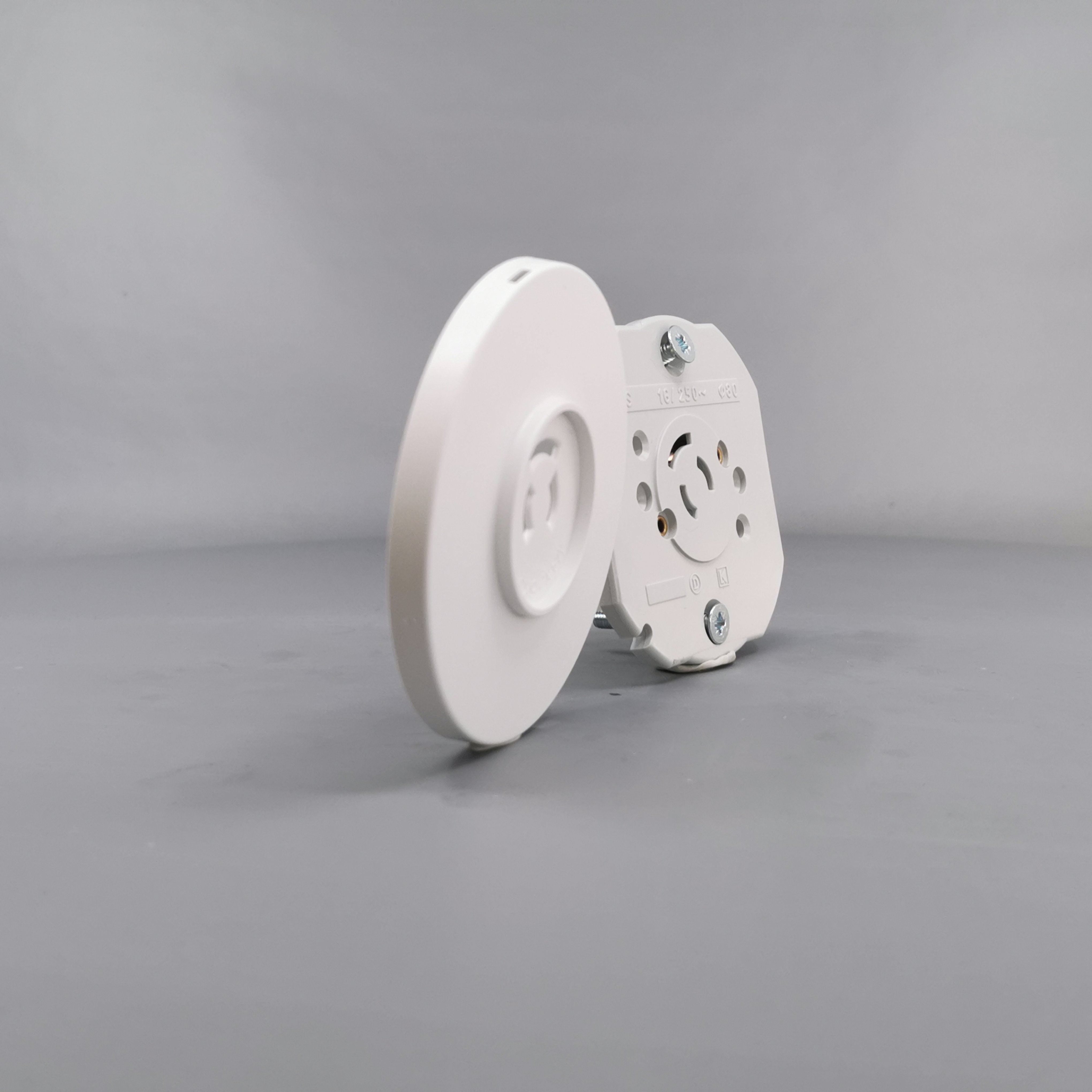 Fuga Lampestikkontakt Ø 80 hvid