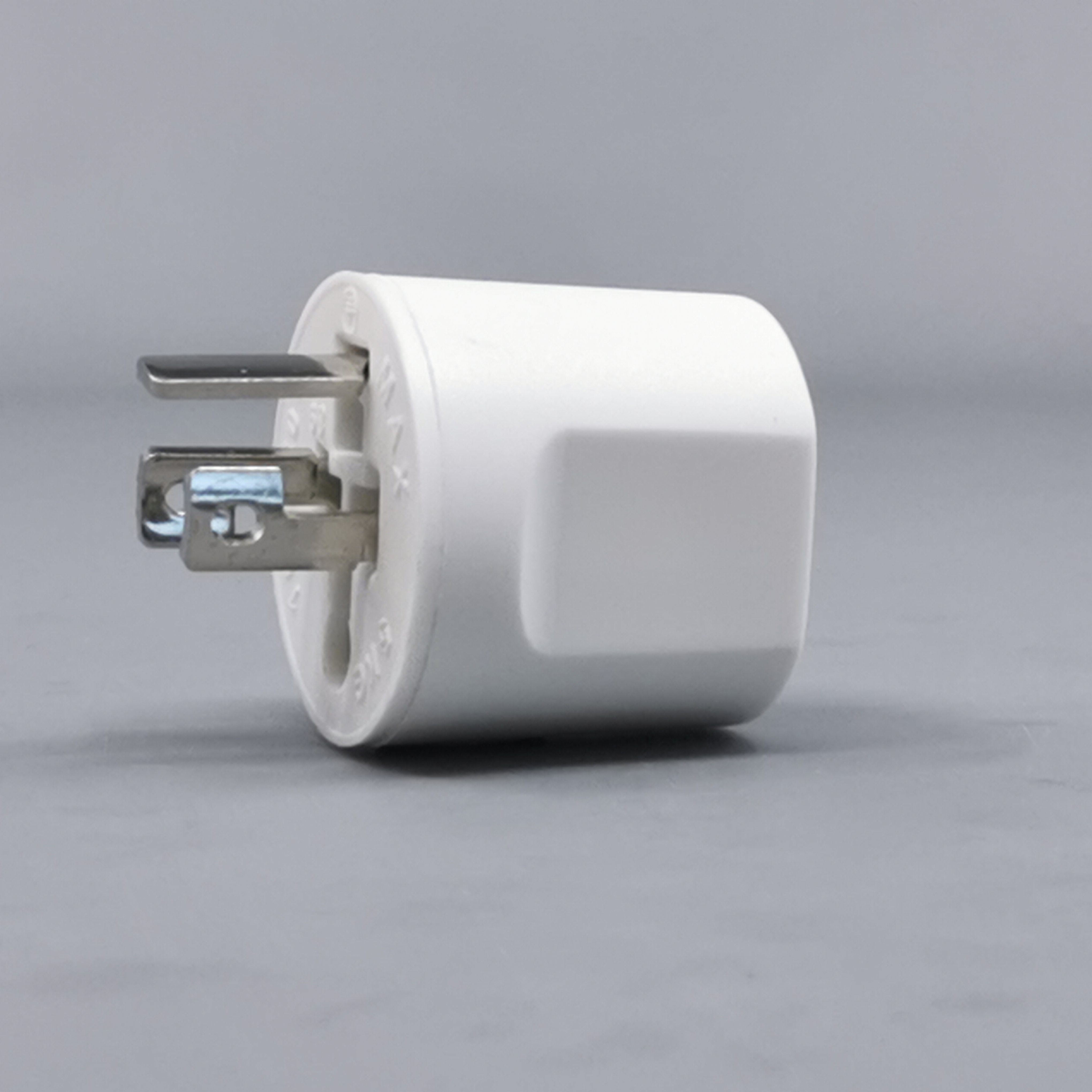 Fuga Lampestikprop 2 ledet + jord hvid