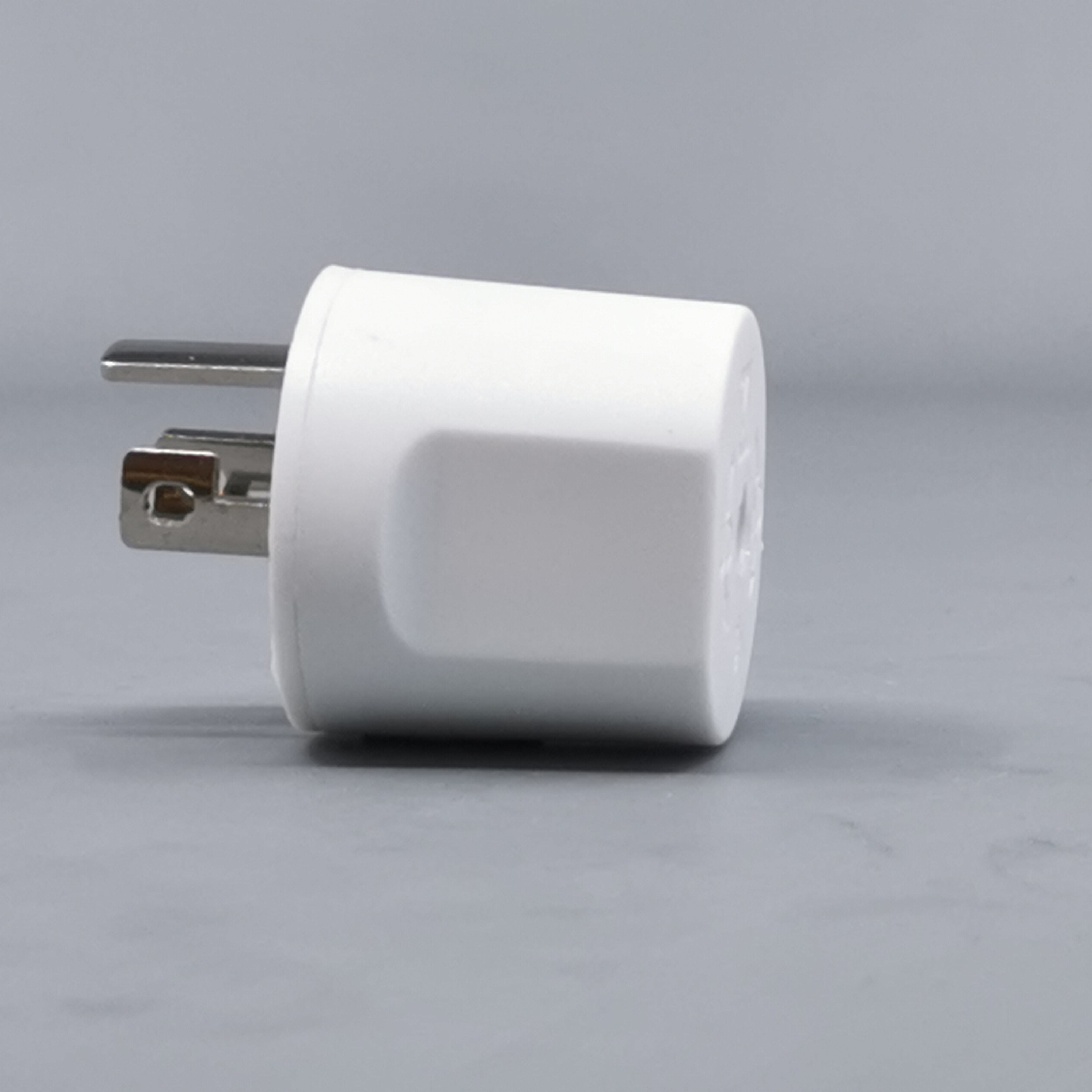 Fuga Lampestikprop 2 ledet + jord hvid