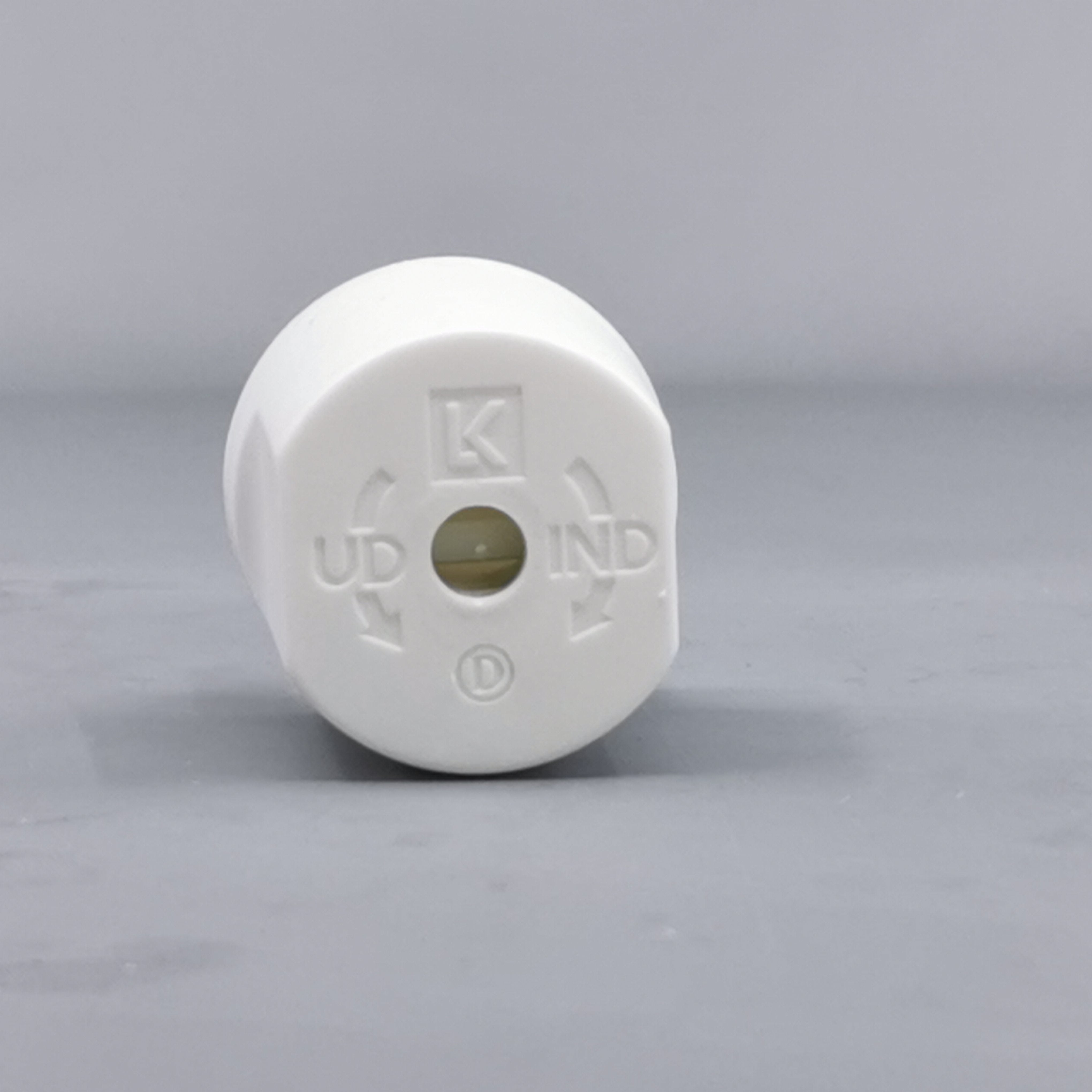 Fuga Lampestikprop 2 ledet + jord hvid