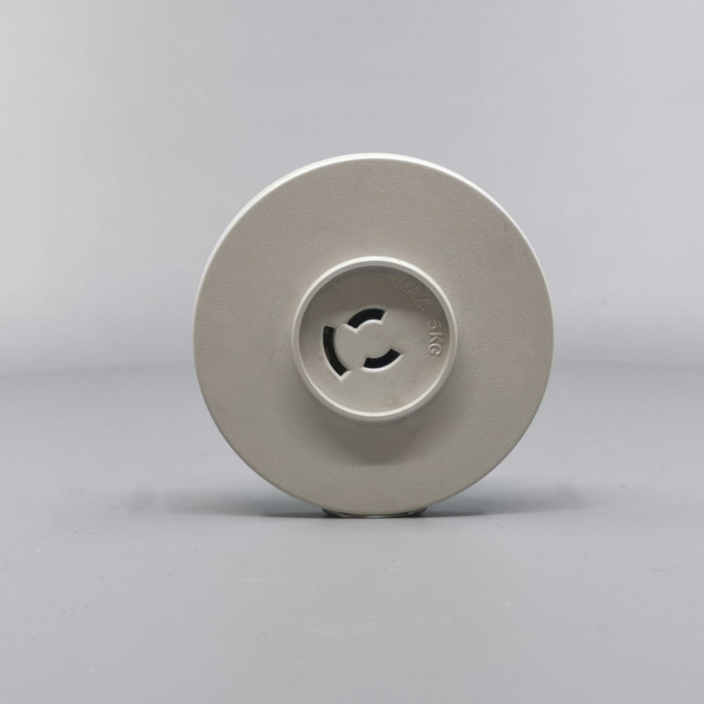 Fuga Lampestikkontakt Ø 80 lysegrå