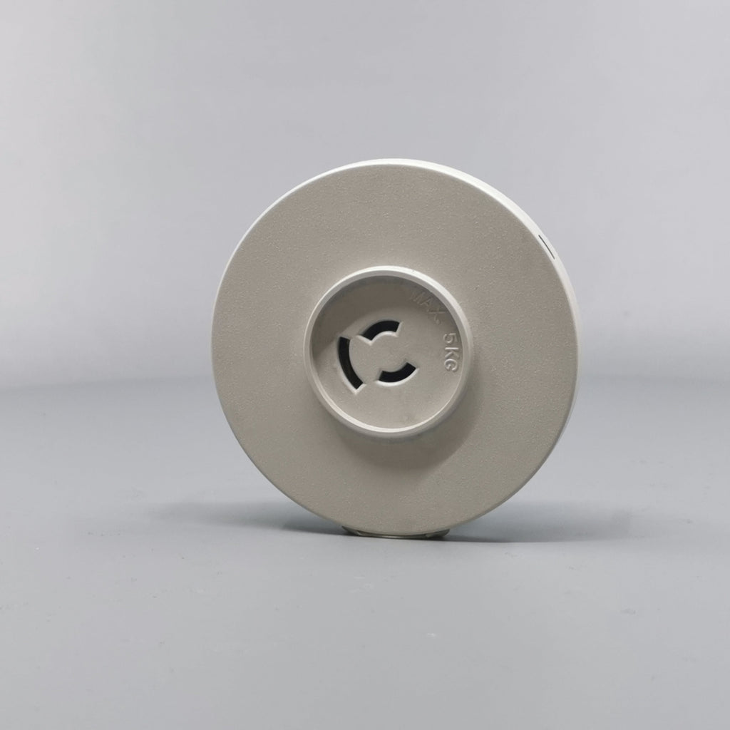 Fuga Lampestikkontakt Ø 80 lysegrå