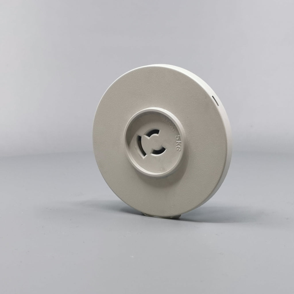 Fuga Lampestikkontakt Ø 80 lysegrå