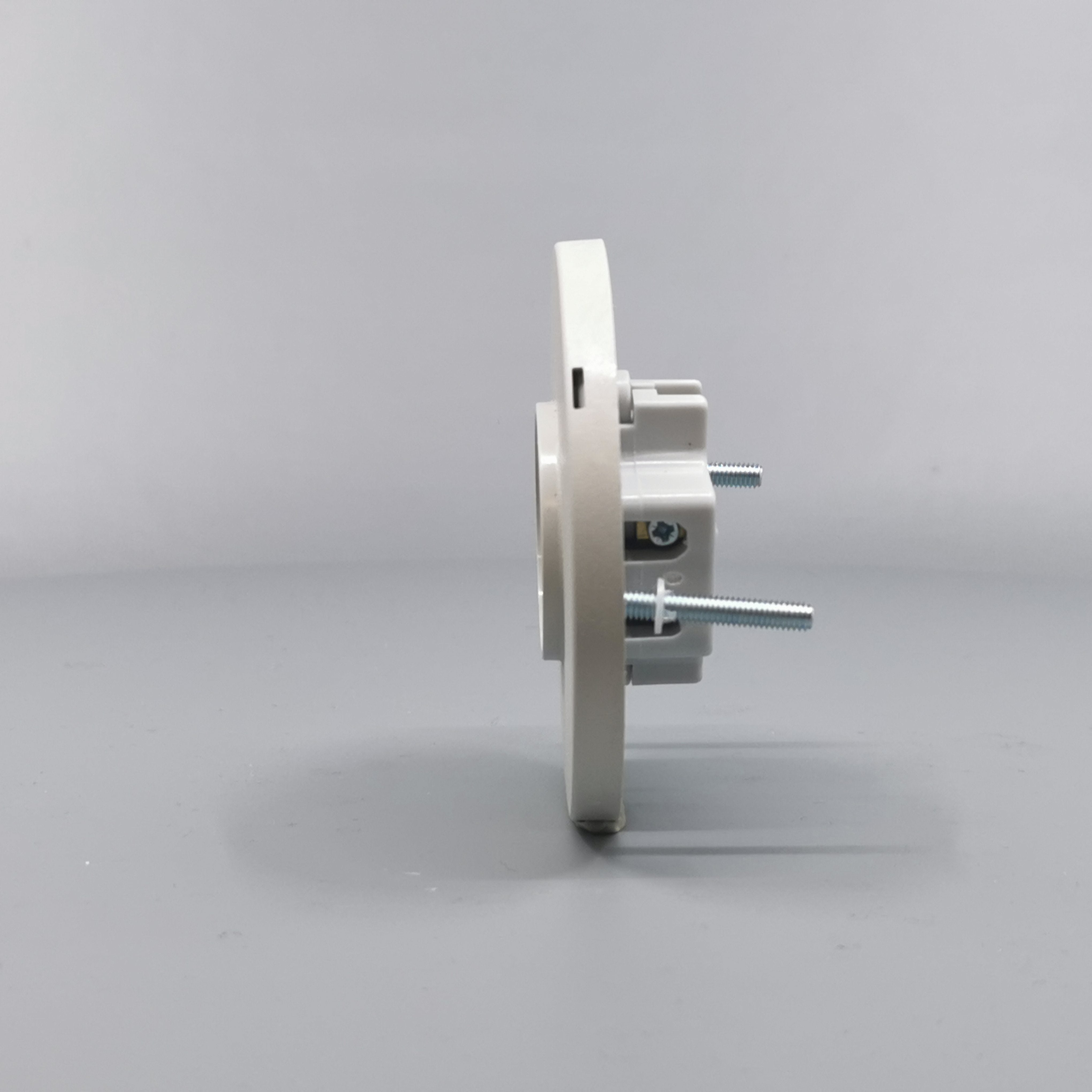 Fuga Lampestikkontakt Ø 80 lysegrå